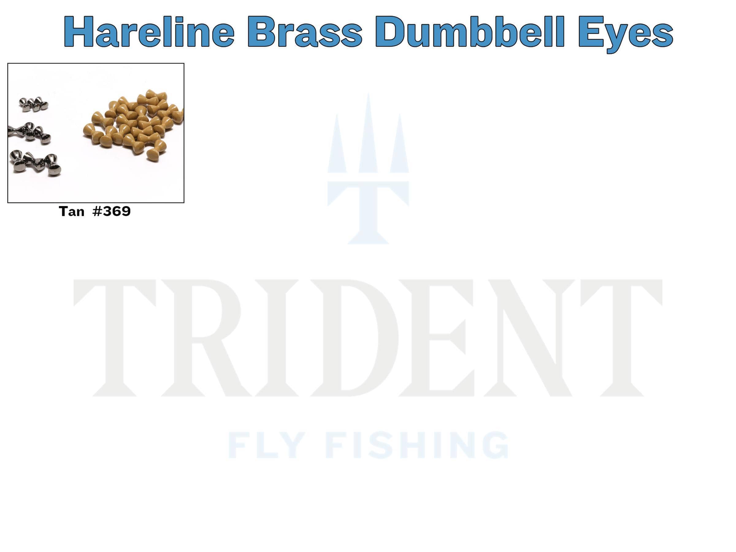 Hareline Brass Dumbbell Eyes