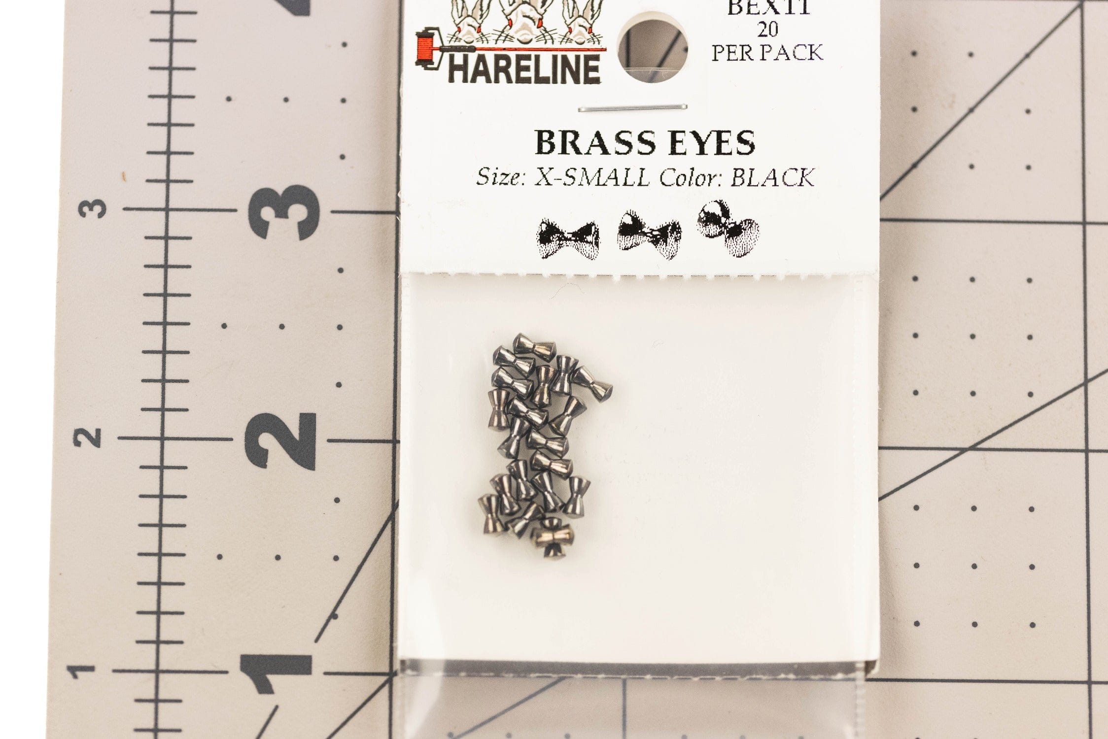 Hareline Brass Dumbbell Eyes