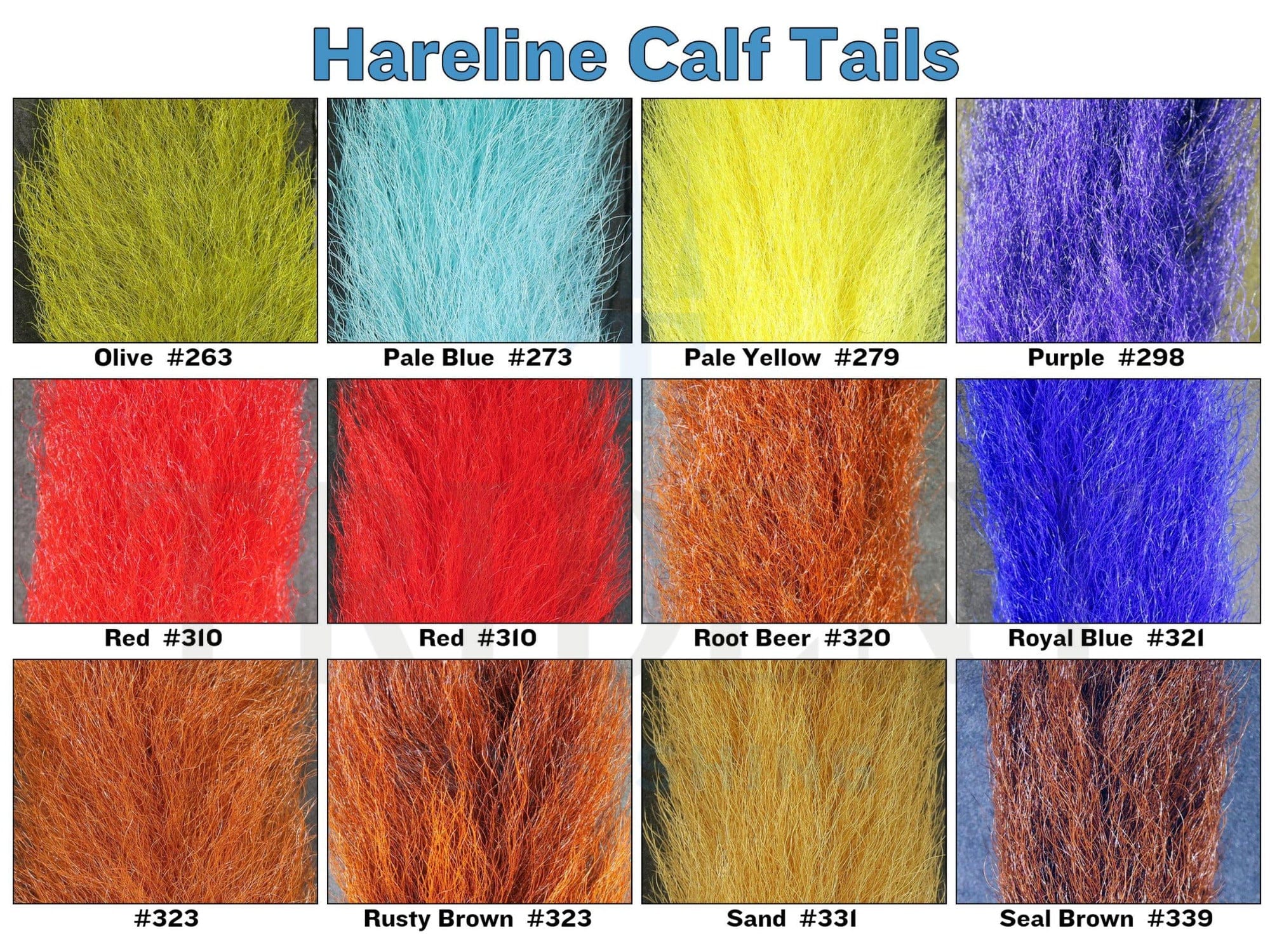 Hareline Calf Tails