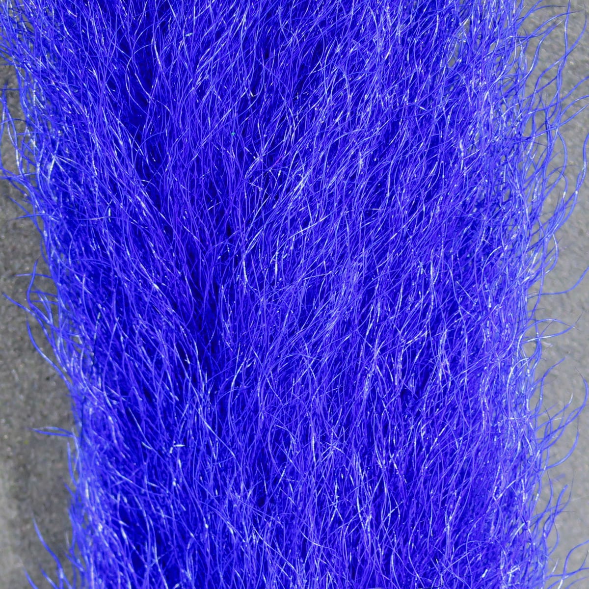 Bright royal blue calf tails, long fine hair fibers with subtle sheen for fly tying