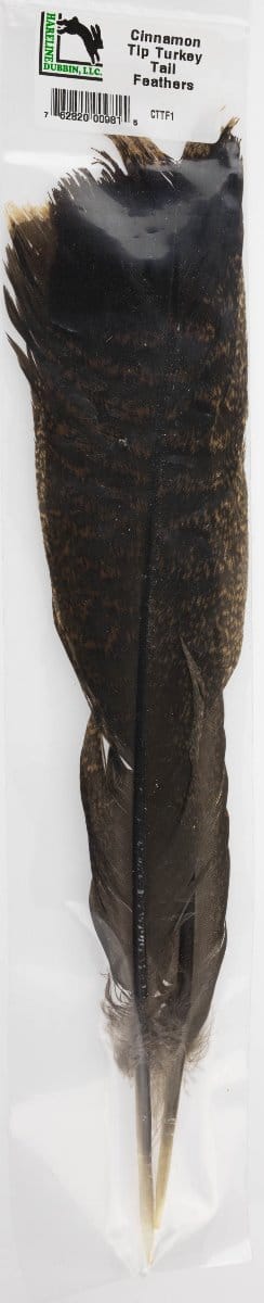 Hareline Cinnamon Tip Turkey Tail Feathers