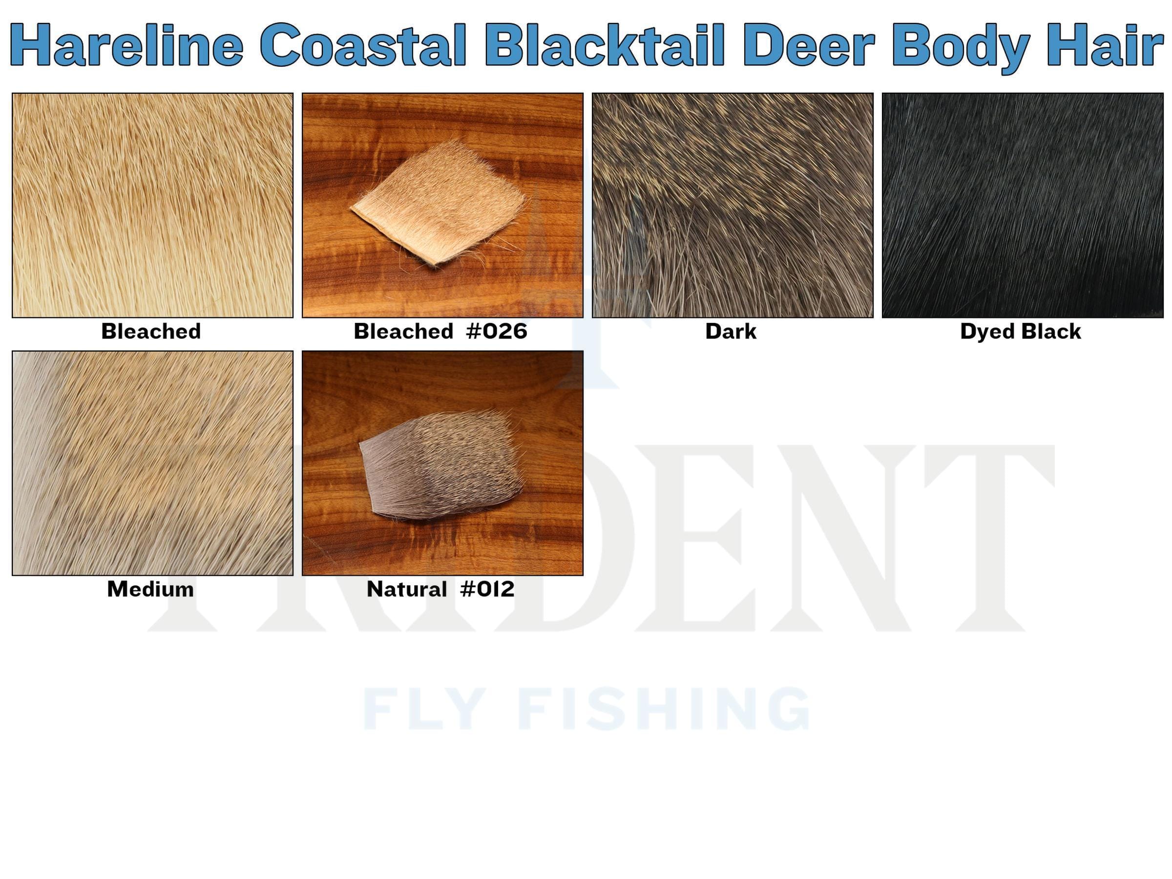 Hareline Coastal Blacktail Deer Body Hair