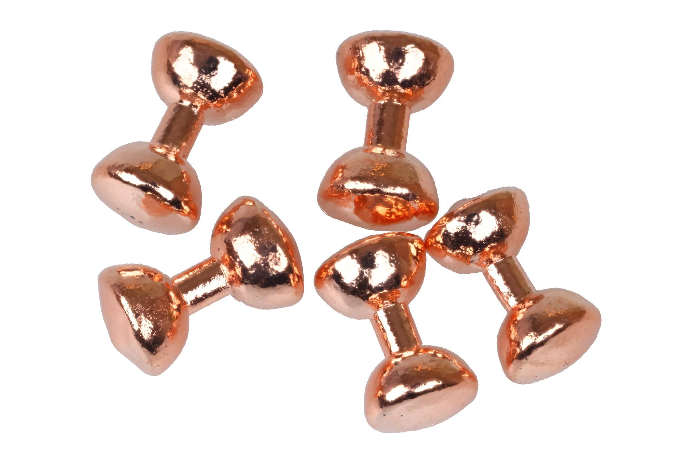 Hareline Copper Plated Lead Eyes