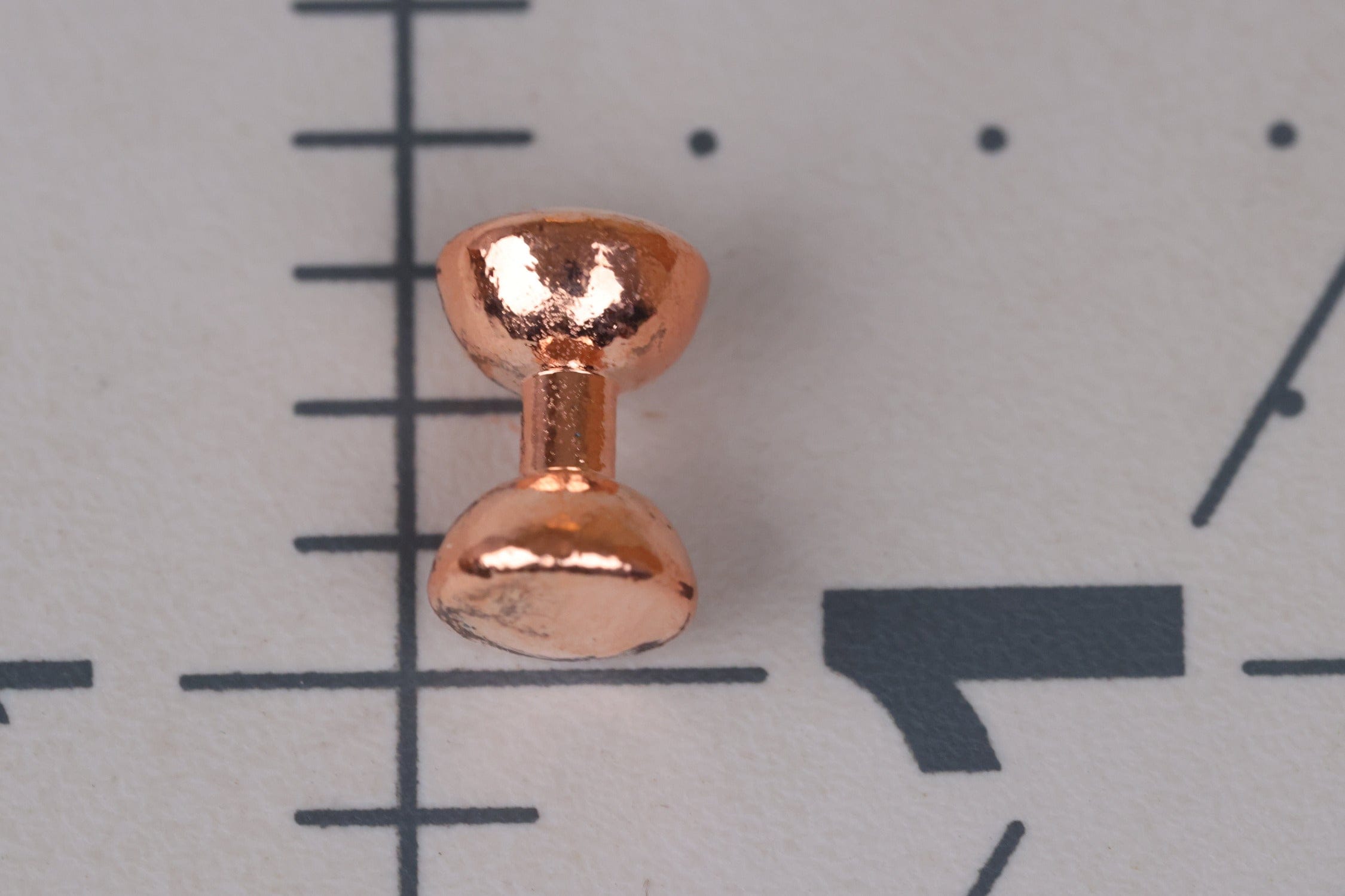 Hareline Copper Plated Lead Eyes
