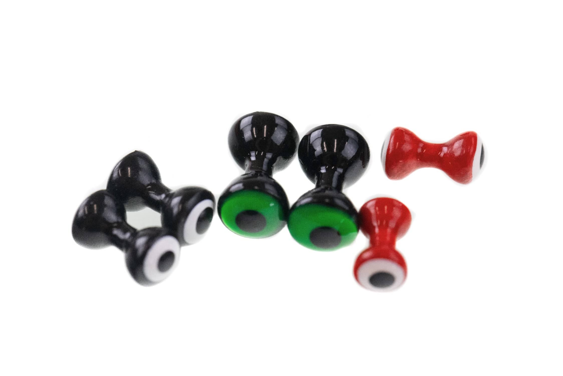 Hareline Double Pupil Brass Eyes