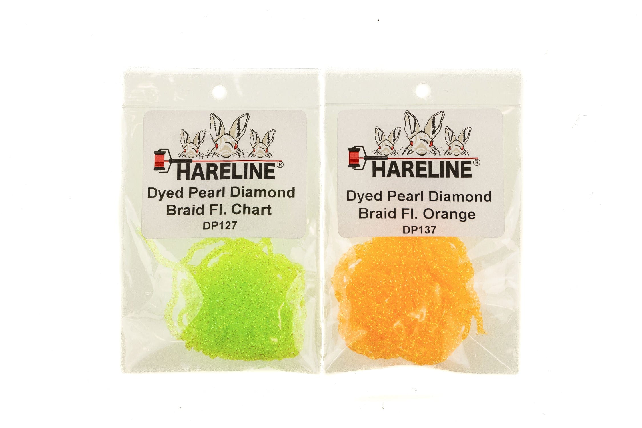 Hareline Dyed Pearl Diamond Braid