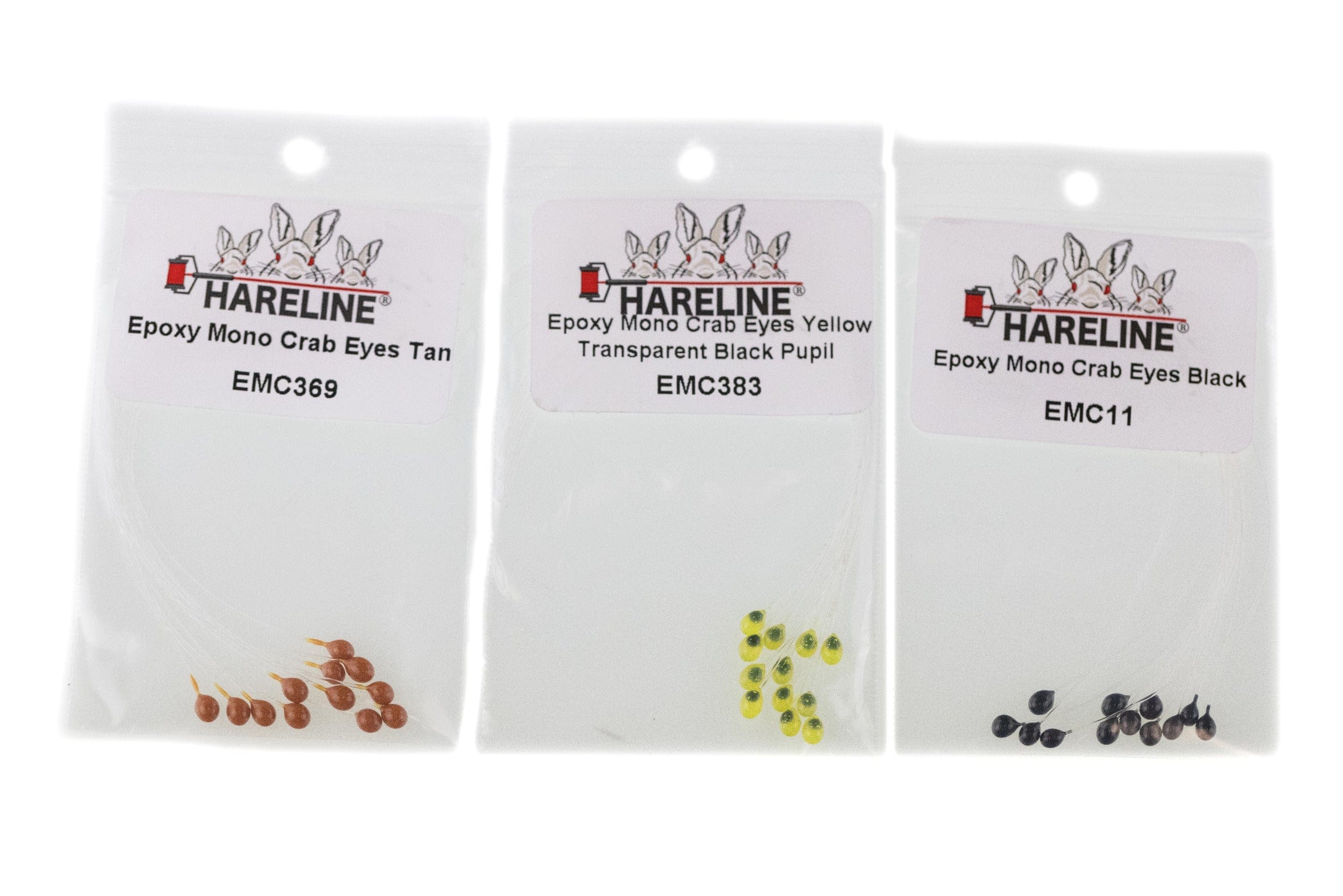 Hareline Epoxy Mono Crab Eyes