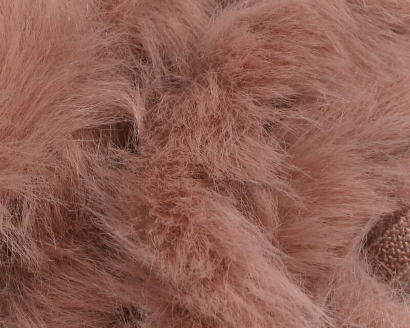 Dusty rose Hareline Extra Select craft bunny strips, soft fluffy rabbit fur for fly tying