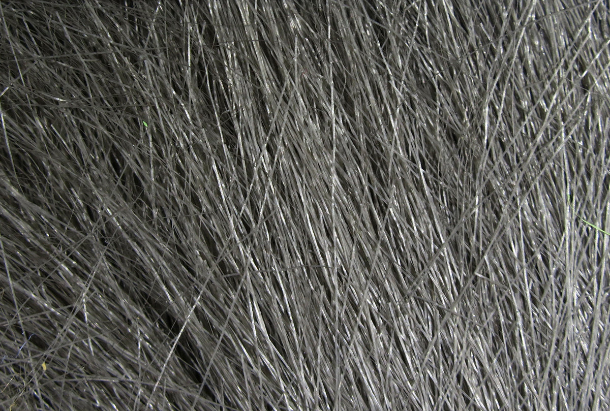 Gray Hareline Extra Select craft fur, dense long fine glossy fibers for fly tying