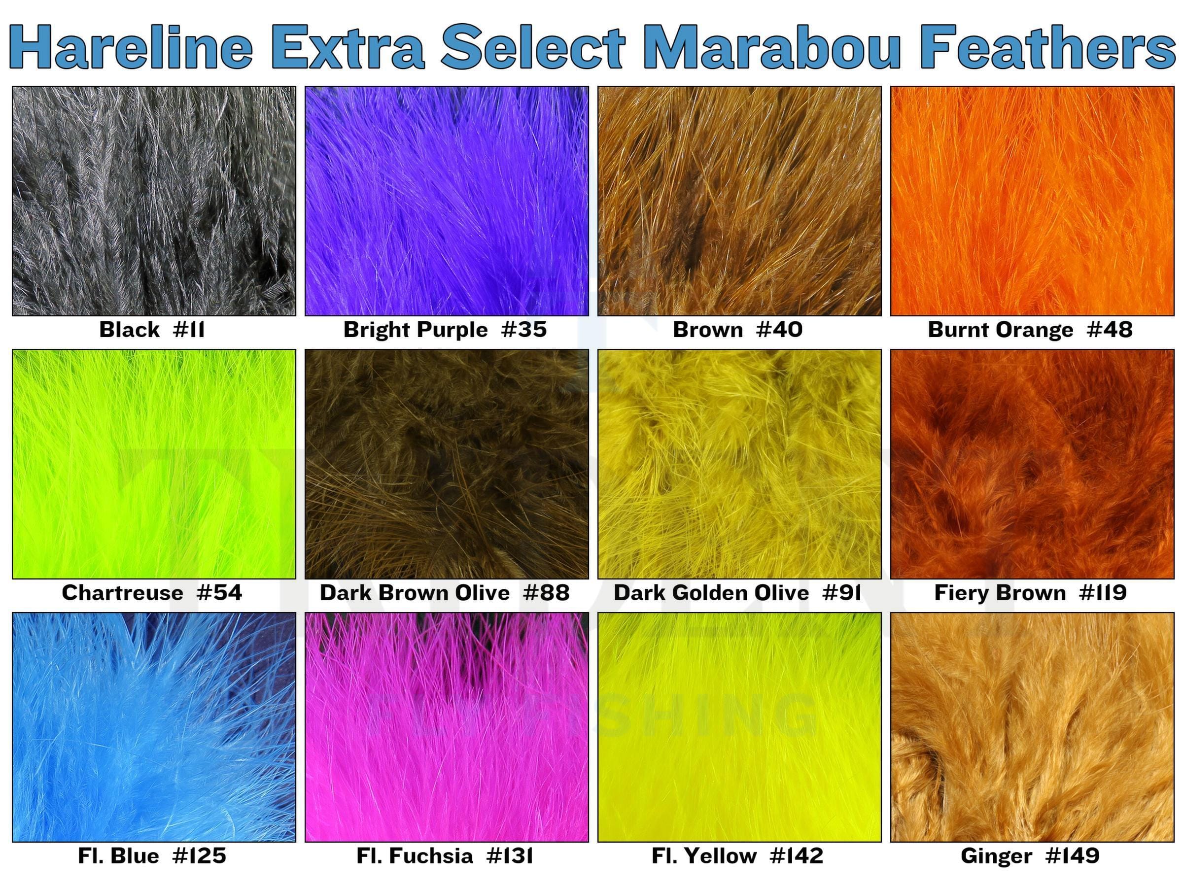 Hareline Extra Select Marabou Feathers