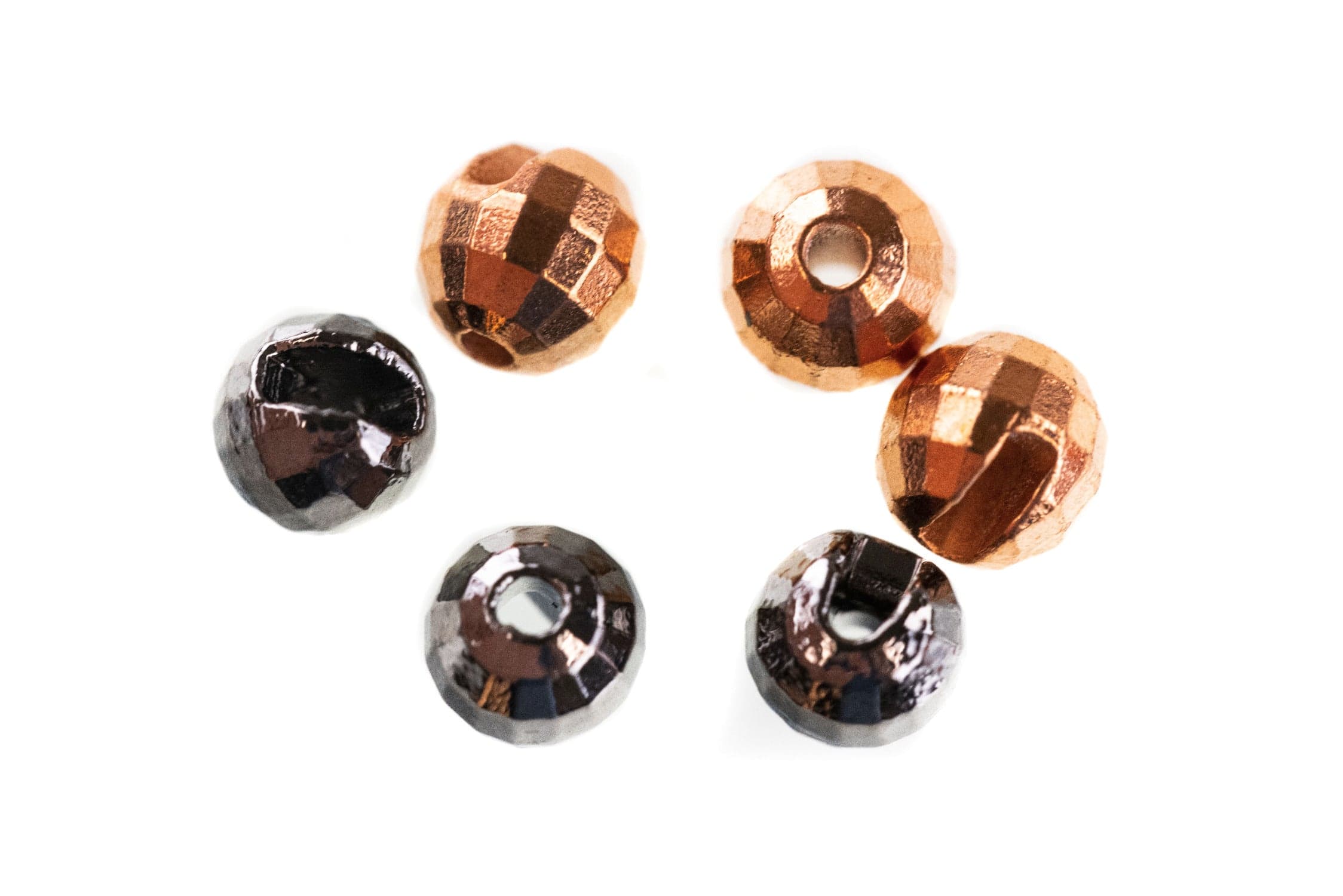 Hareline Faceted Slotted Tungsten Beads