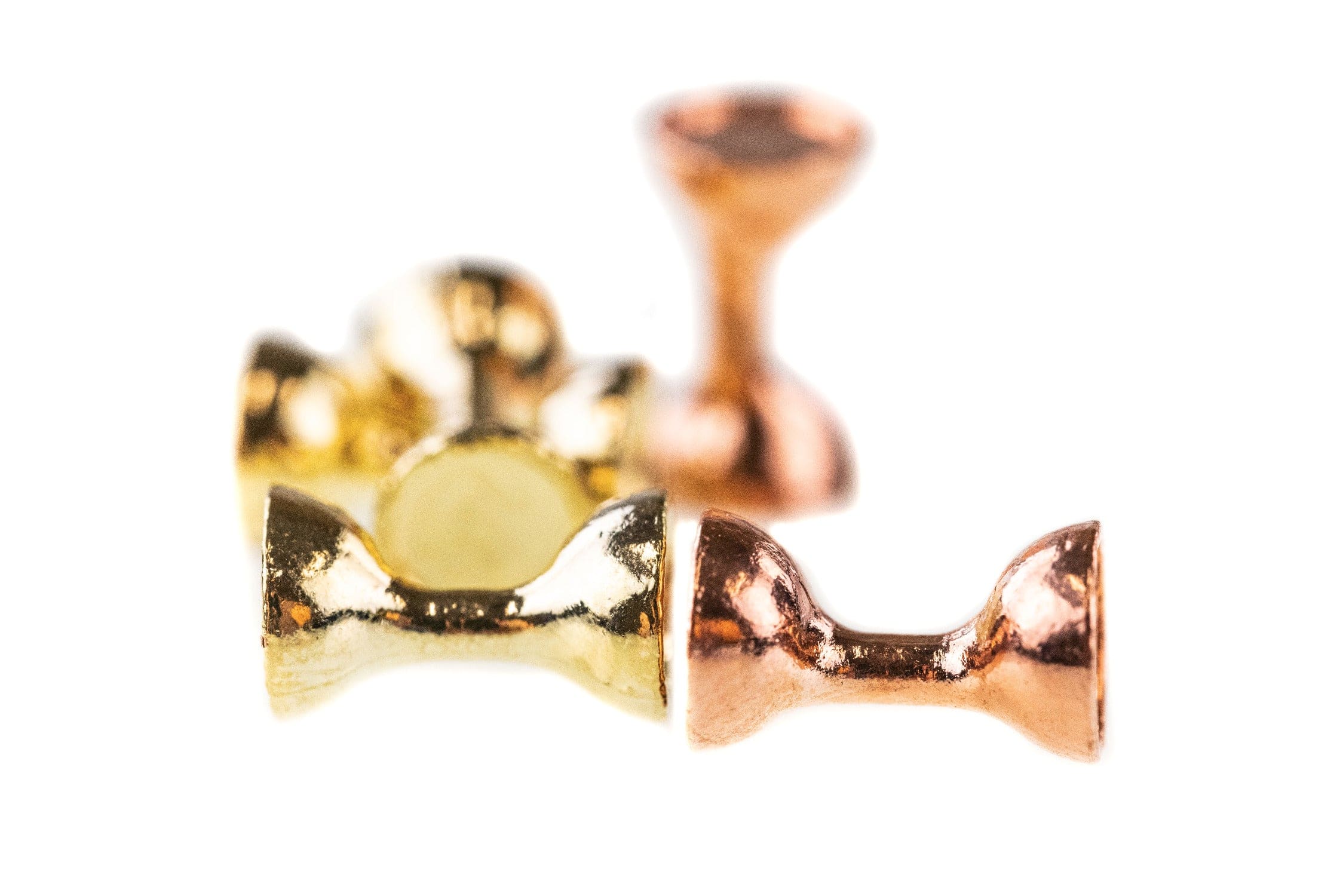 Hareline Flat-End Tungsten Hour Glass Eyes