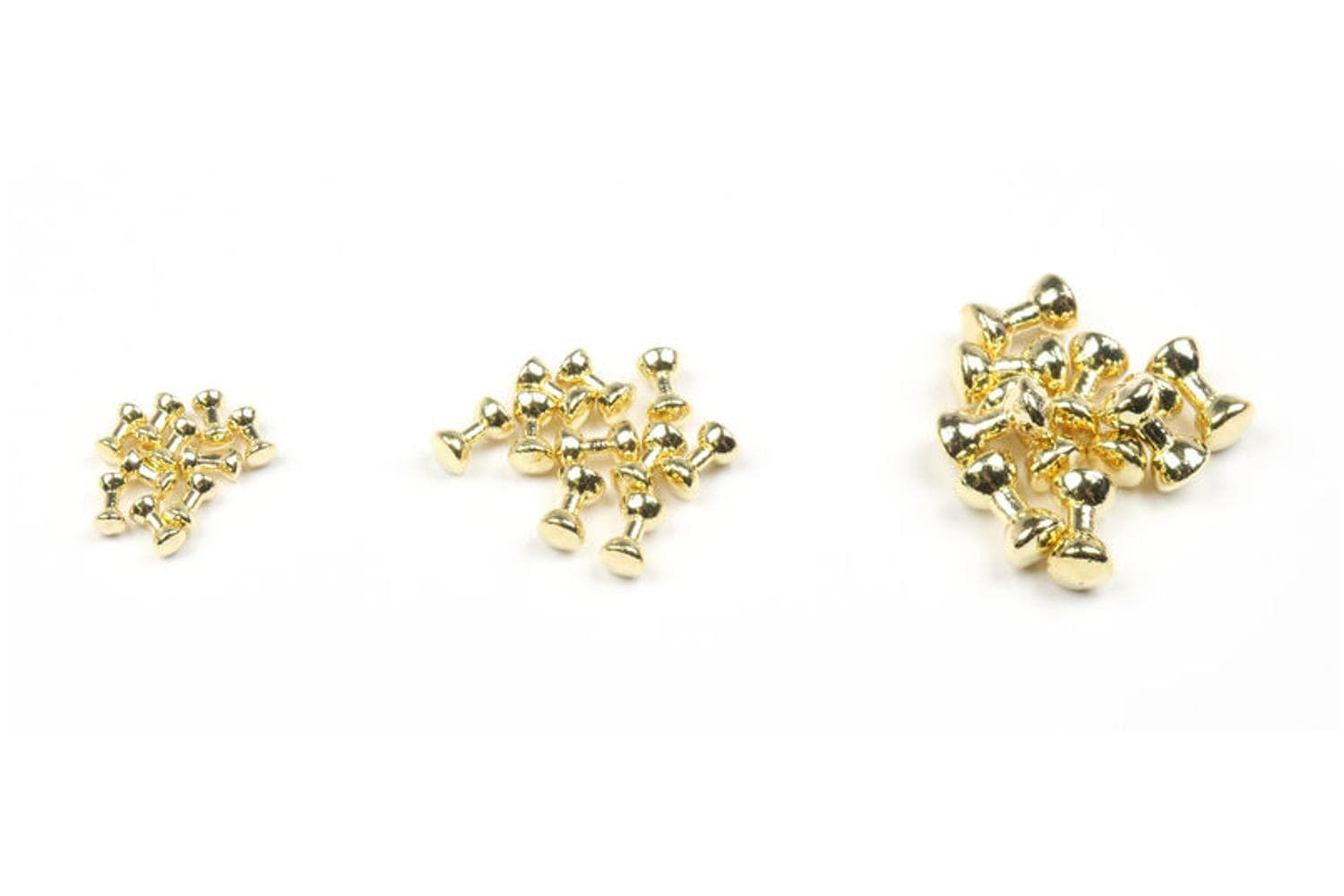 Hareline Gold Plated Lead Eyes