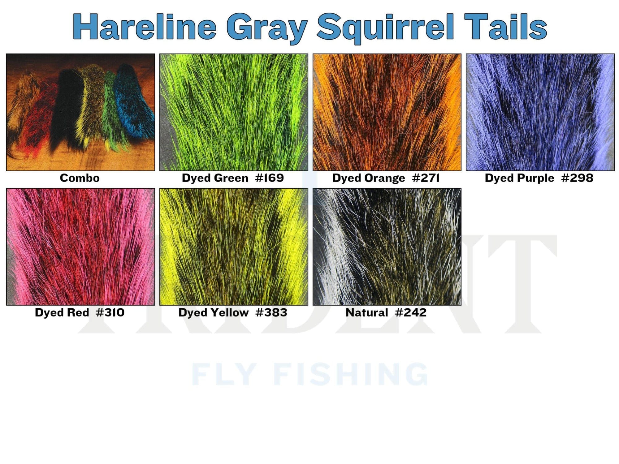 Hareline Gray Squirrel Tails