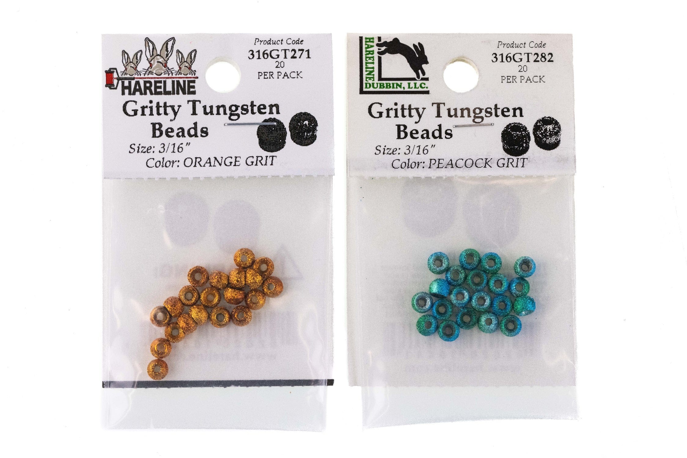 Hareline Gritty Tungsten Beads