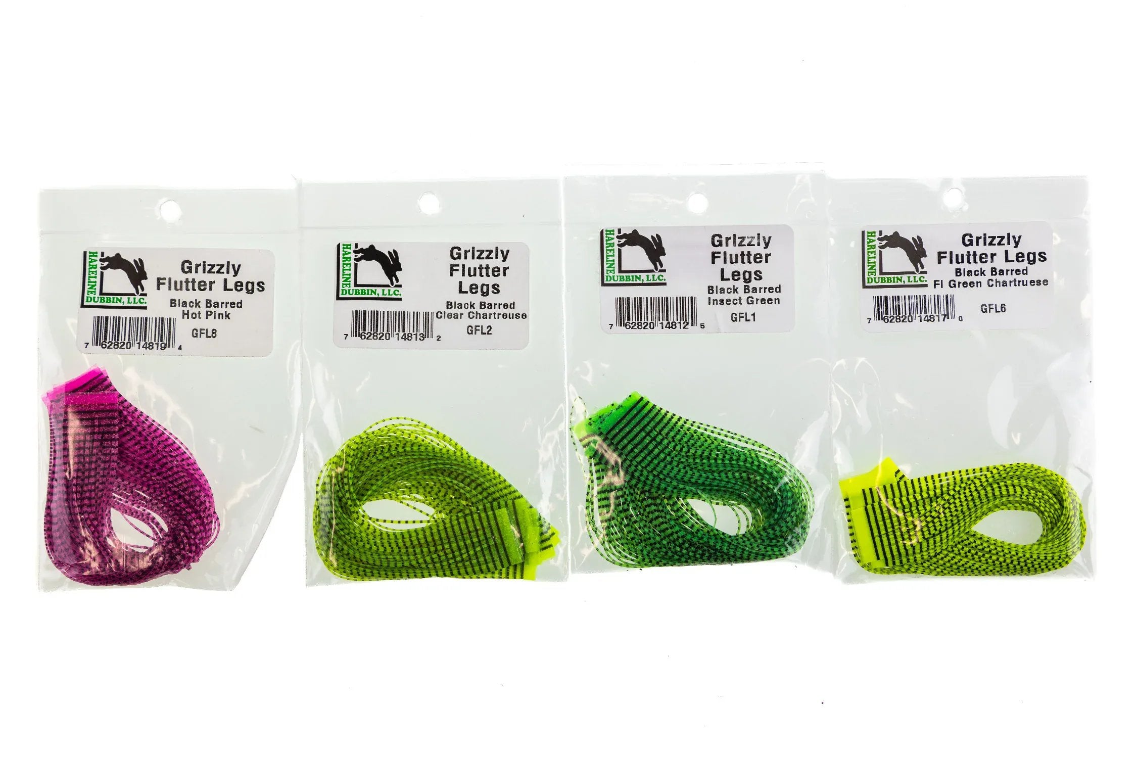Hareline Grizzly Flutter Legs