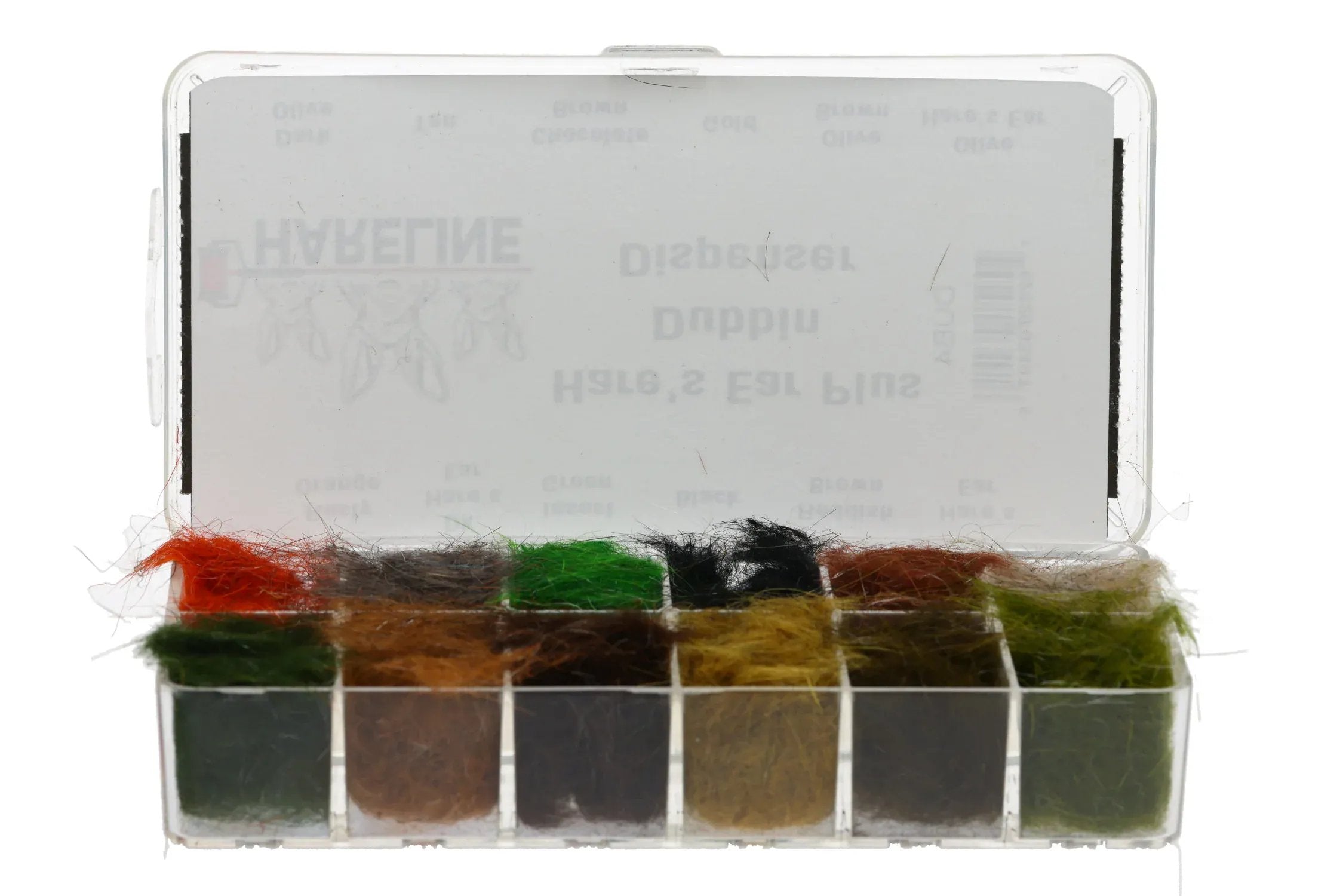Hareline Hare's Ear Plus Dub - Multi Color Assortment w/ Dispenser