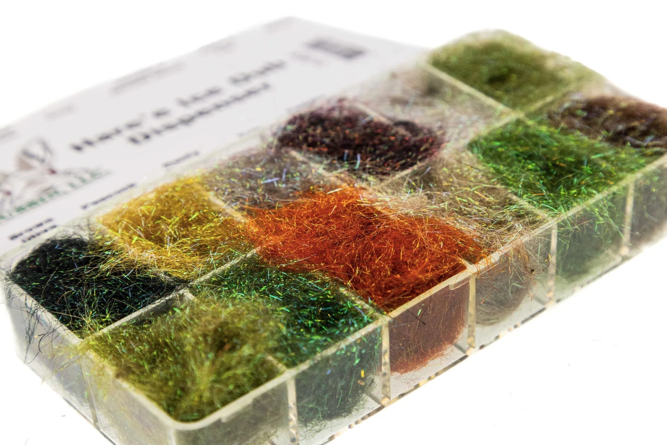 Hareline Haree Ice Dub - Multi Color Assortment w/ Dispenser