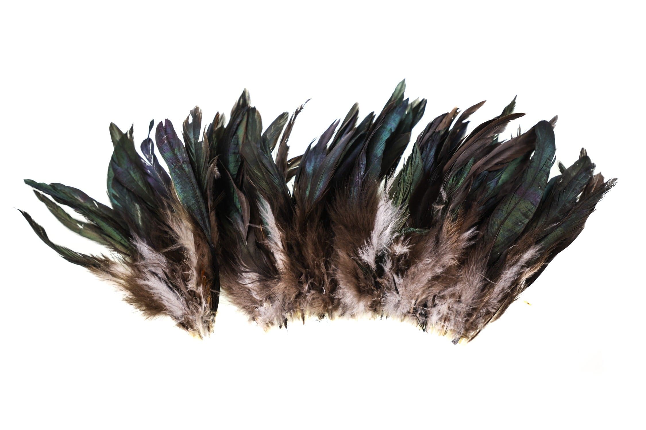 Hareline Iridescent Black Schlappen Feathers