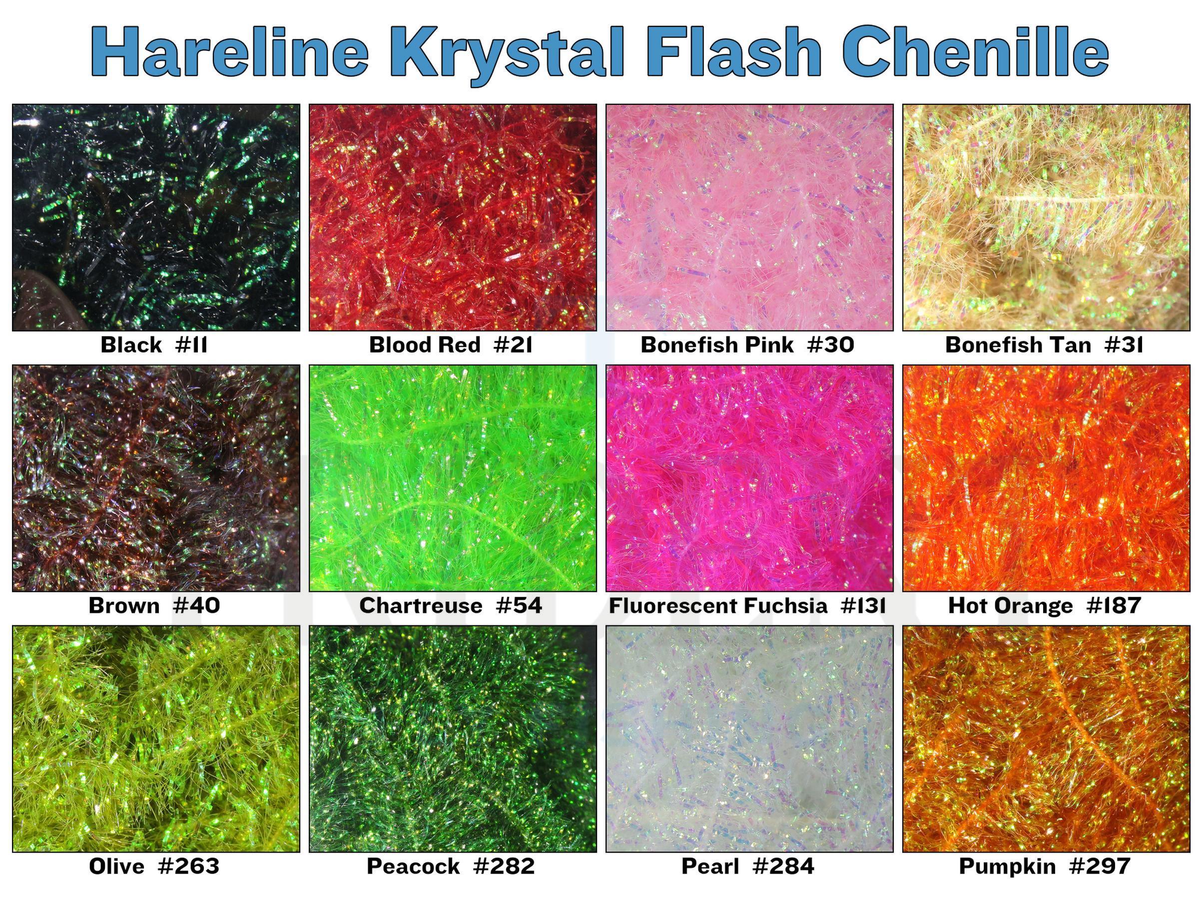 Hareline Krystal Flash Chenille