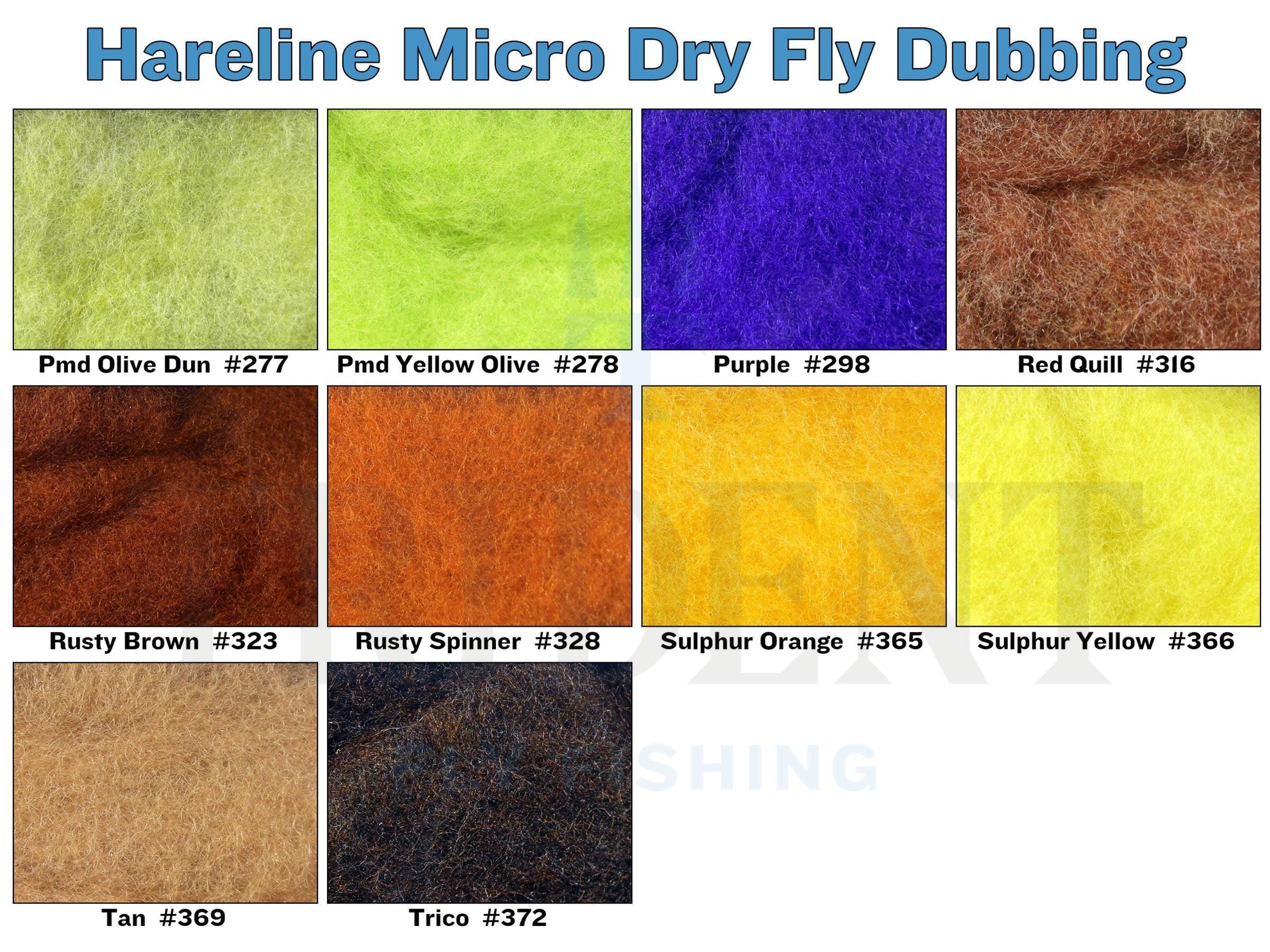 Hareline Micro Dry Fly Dubbing