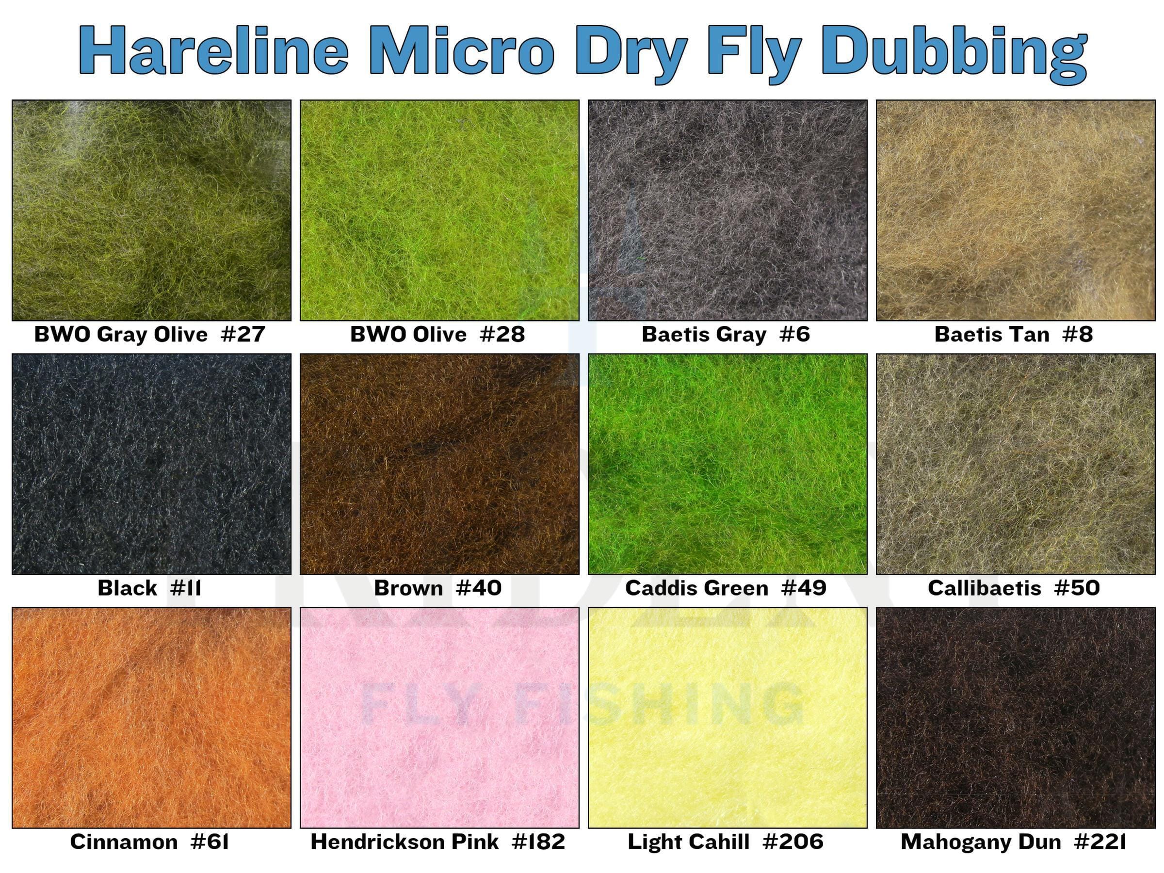 Hareline Micro Dry Fly Dubbing