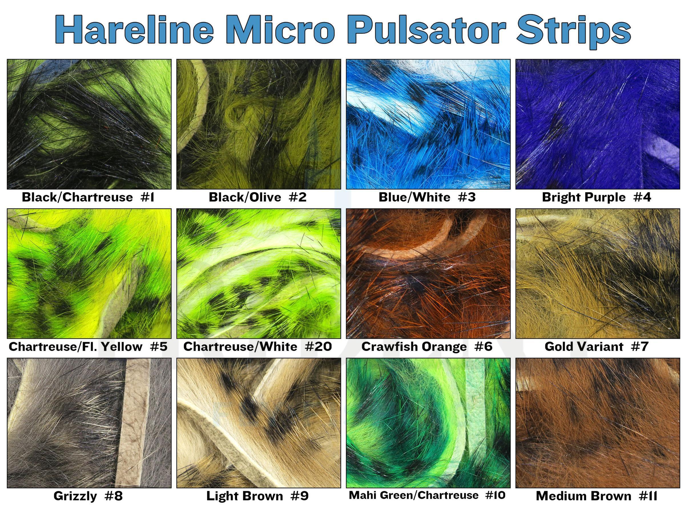 Hareline Micro Pulsator Strips