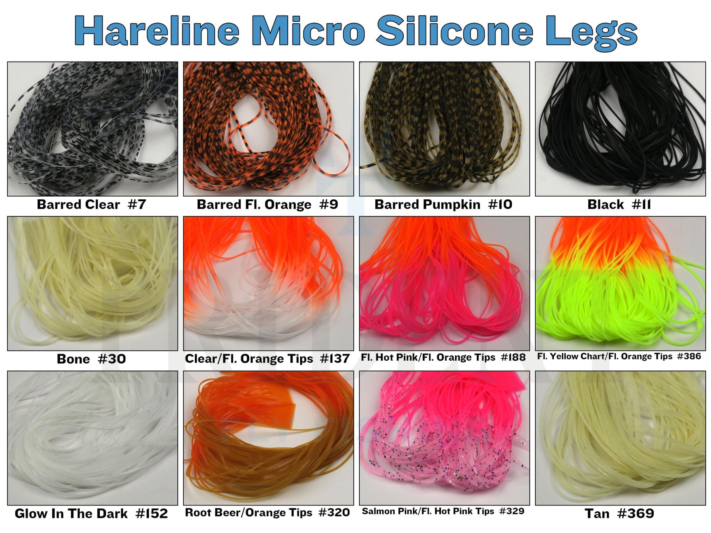 Hareline Micro Silicone Legs