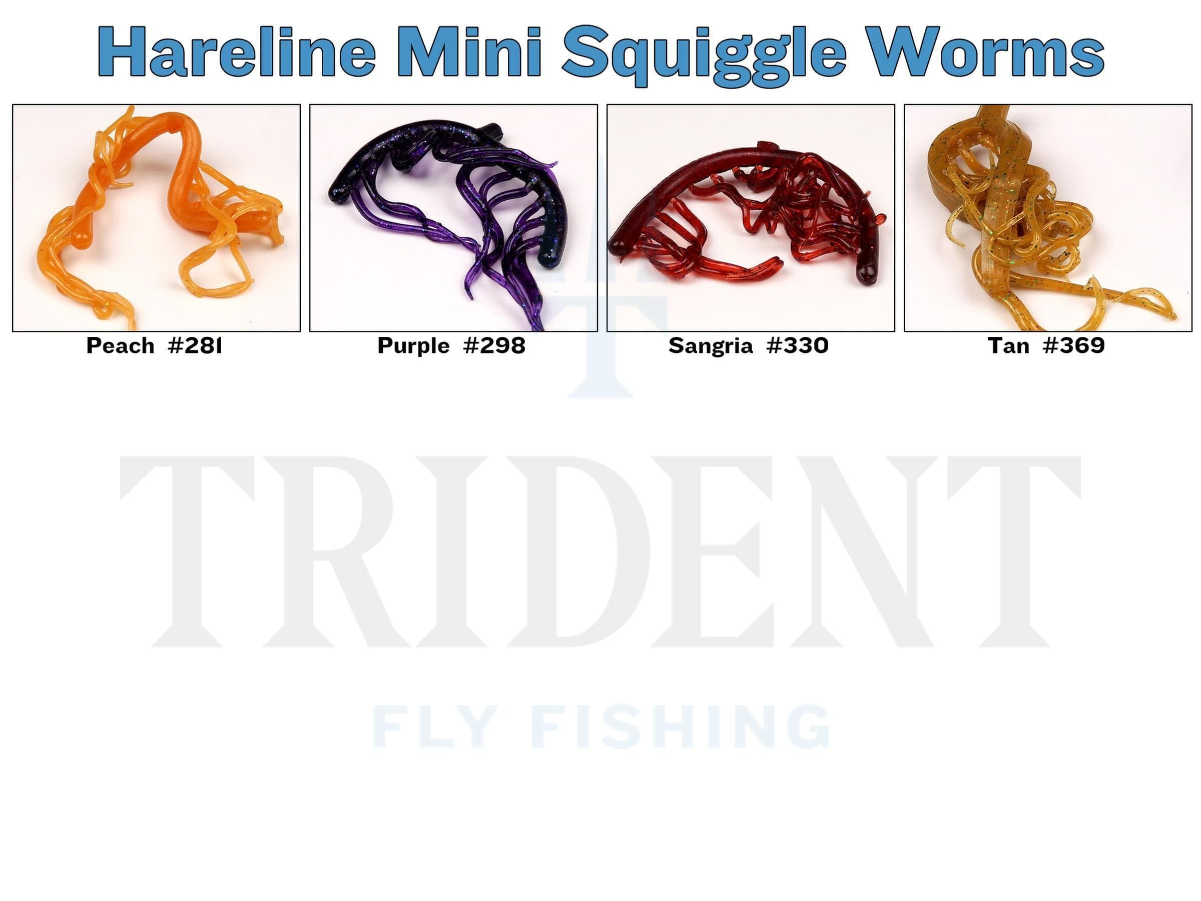 Hareline Mini Squiggle Worms