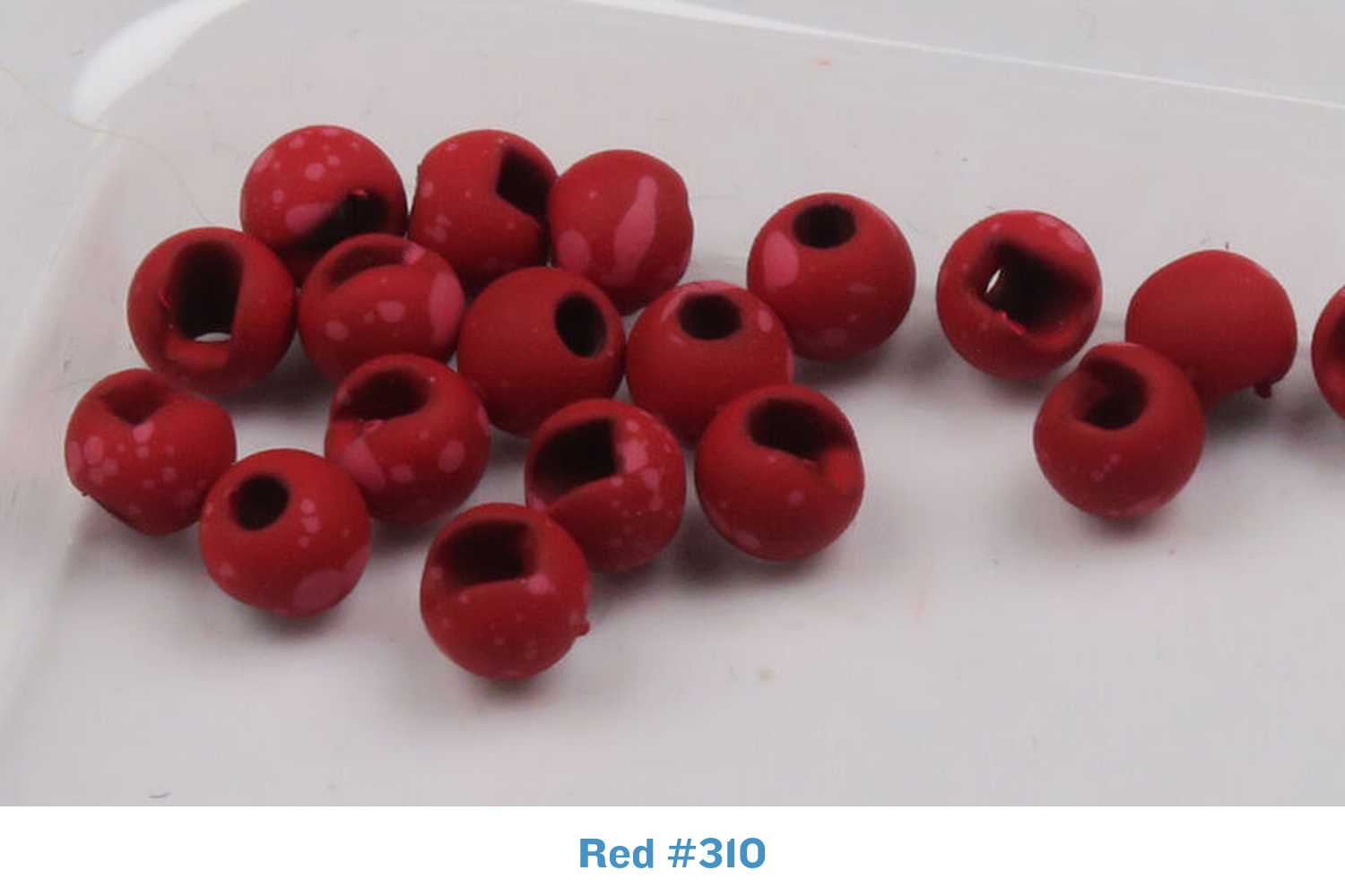 Hareline Mottled Tactical Slotted Tungsten Beads