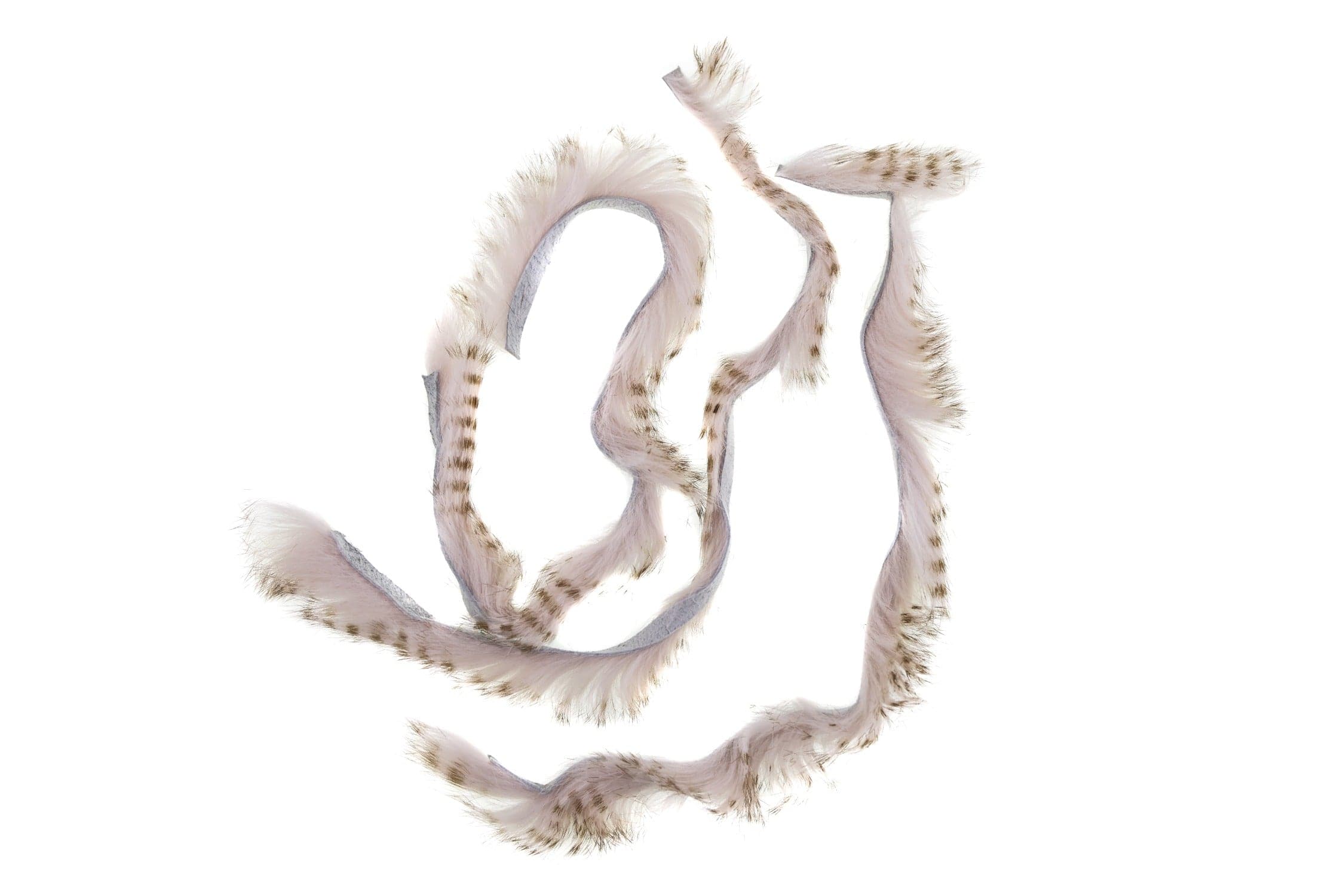 Hareline Olive-Barred Magnum Rabbit Fur Strips