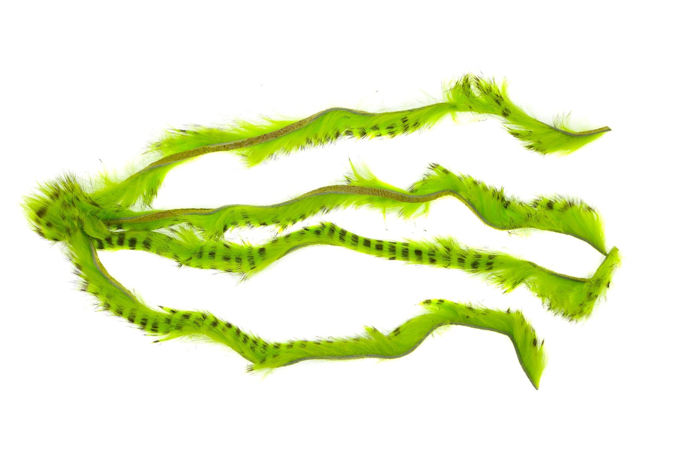Hareline Olive-Barred Rabbit Fur Strips
