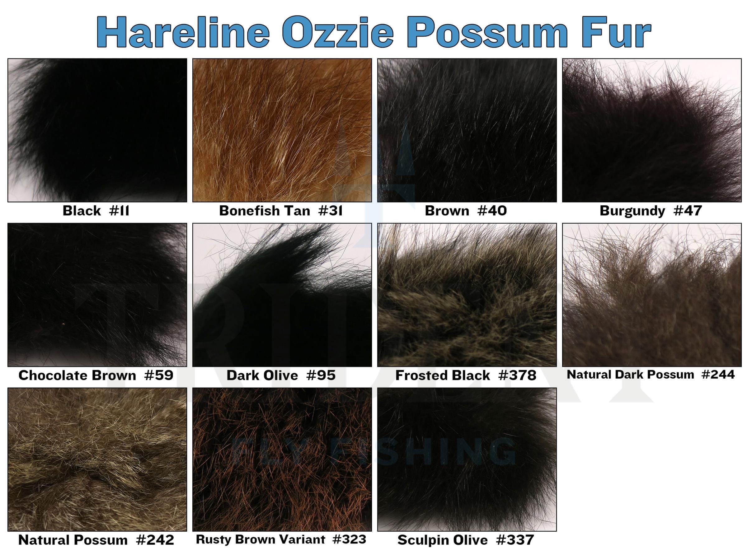 Hareline Ozzie Possum Fur