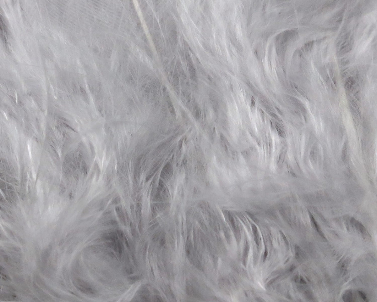Light gray Hareline Premo turkey flats, soft wispy feather fibers for fly tying with long natural barbs and fluffy texture