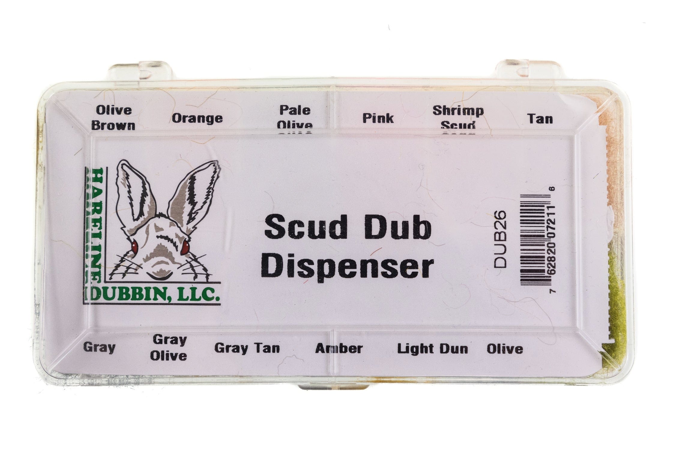 Hareline Scud Dub - Multi Color Assortment w/ Dispenser