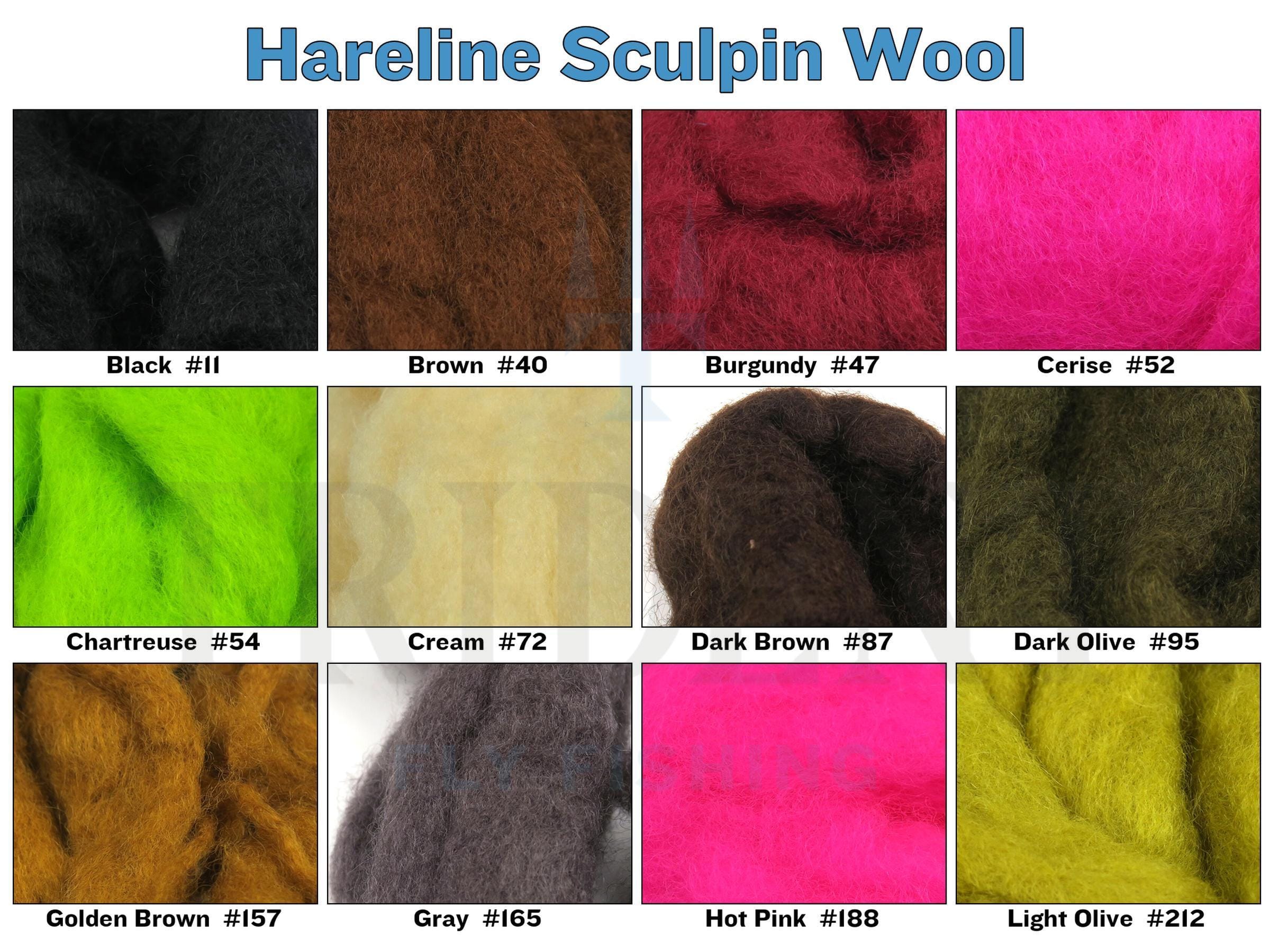 Hareline Sculpin Wool