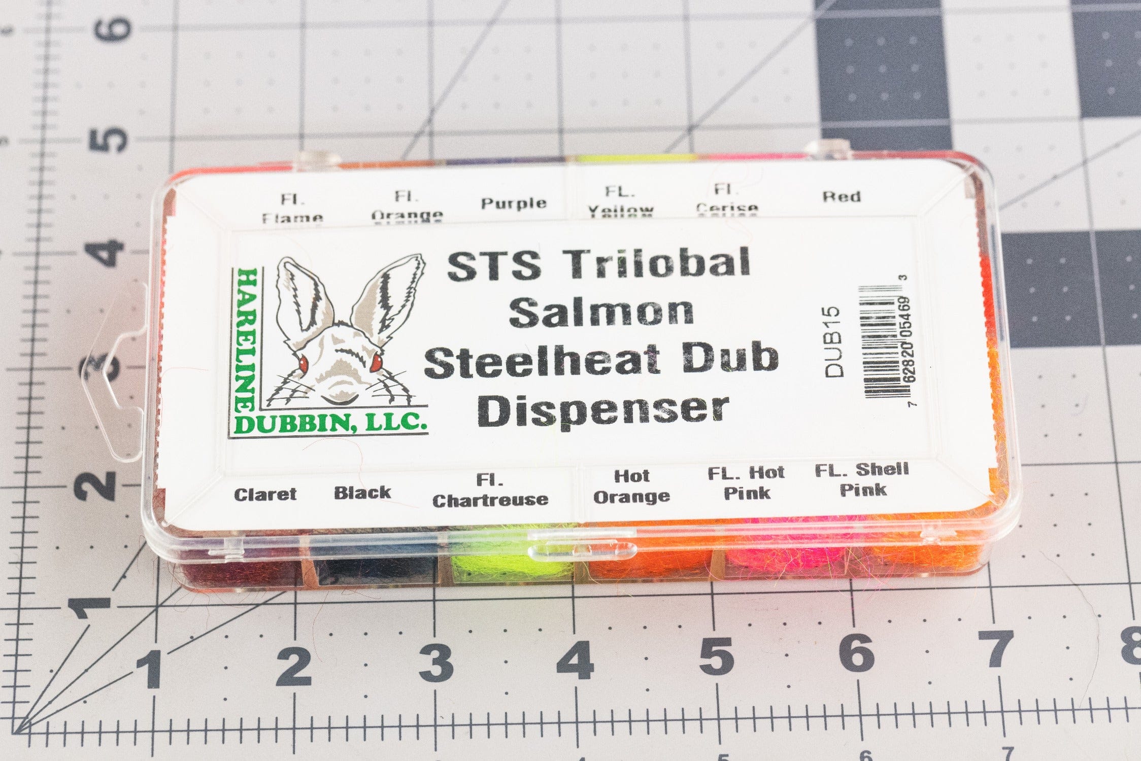 Hareline STS Trilobal Dubbing Salmon/Steelhead Multicolor Assortment W/ Dispenser