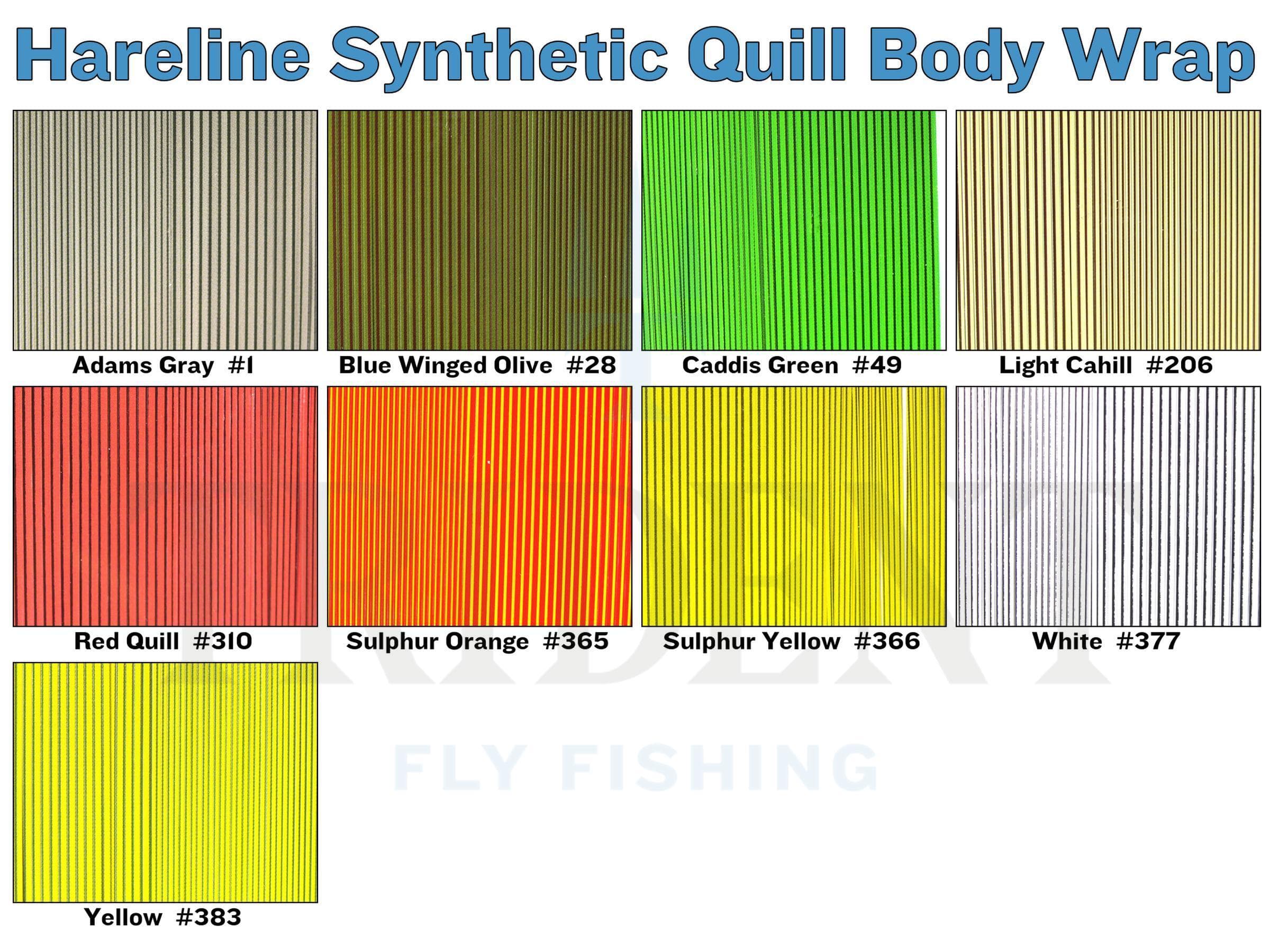 Hareline Synthetic Quill Body Wrap