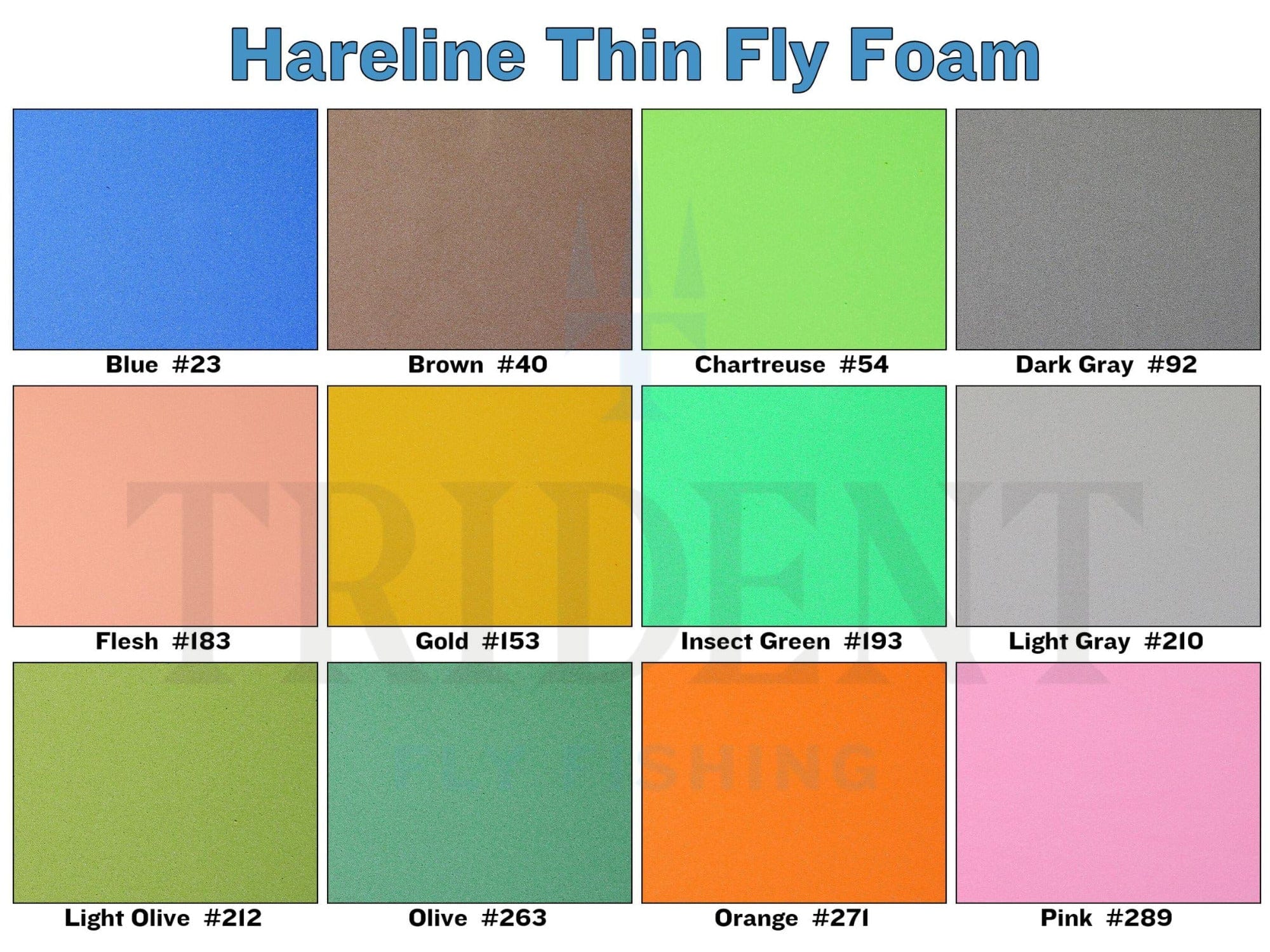 Hareline Thin Fly Foam