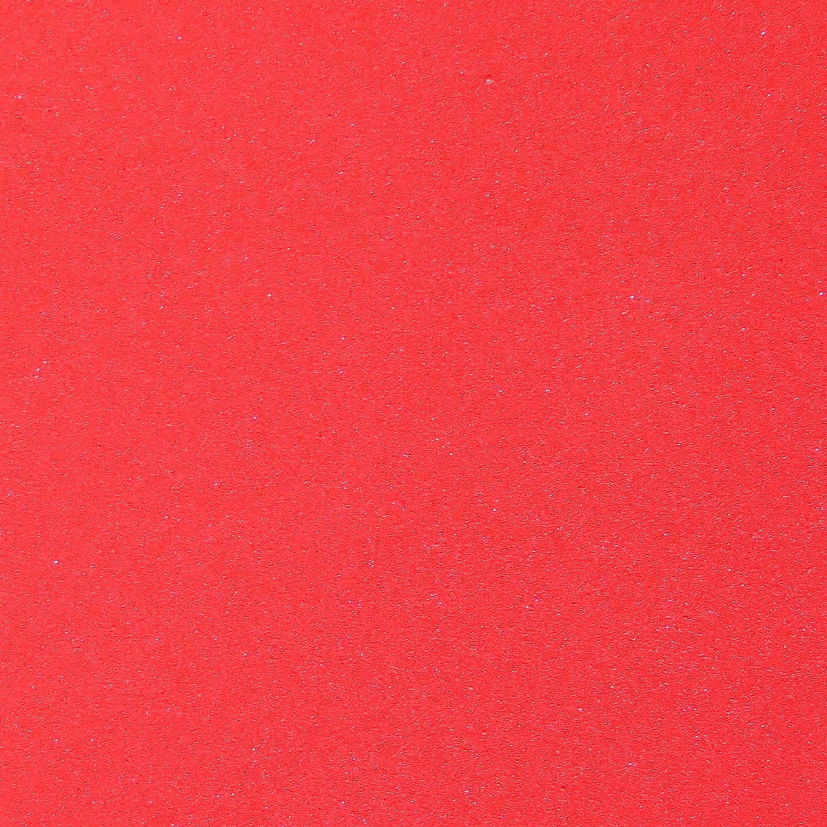 Bright red Hareline thin fly foam sheet with subtle glittered texture for fly tying