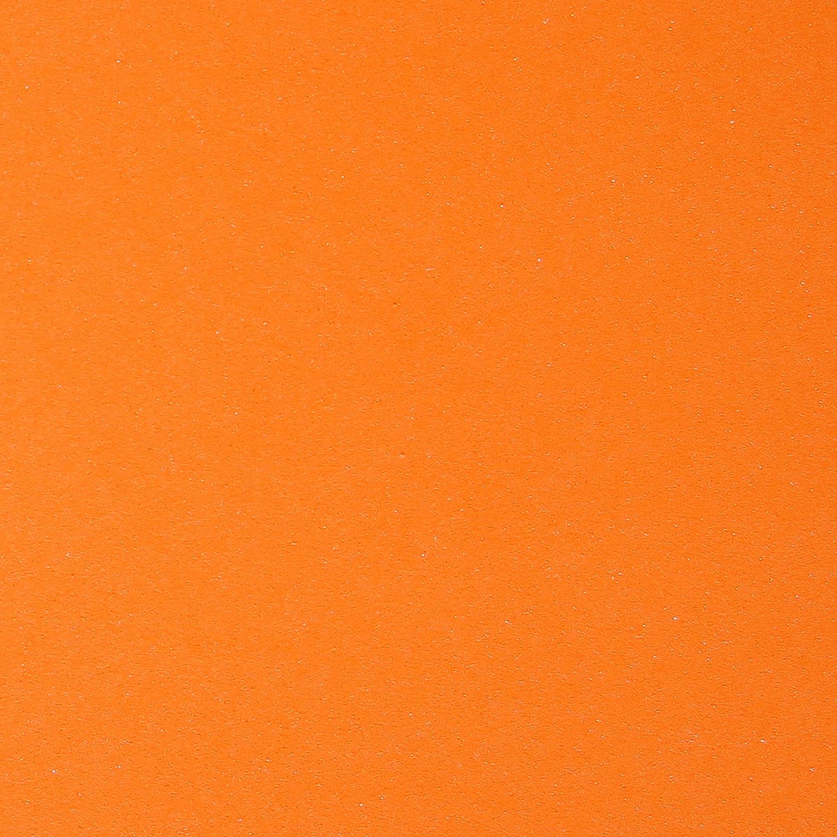 Hareline thin fly foam sheet in bright orange, smooth fine-textured craft foam with tiny sparkle, for fly tying