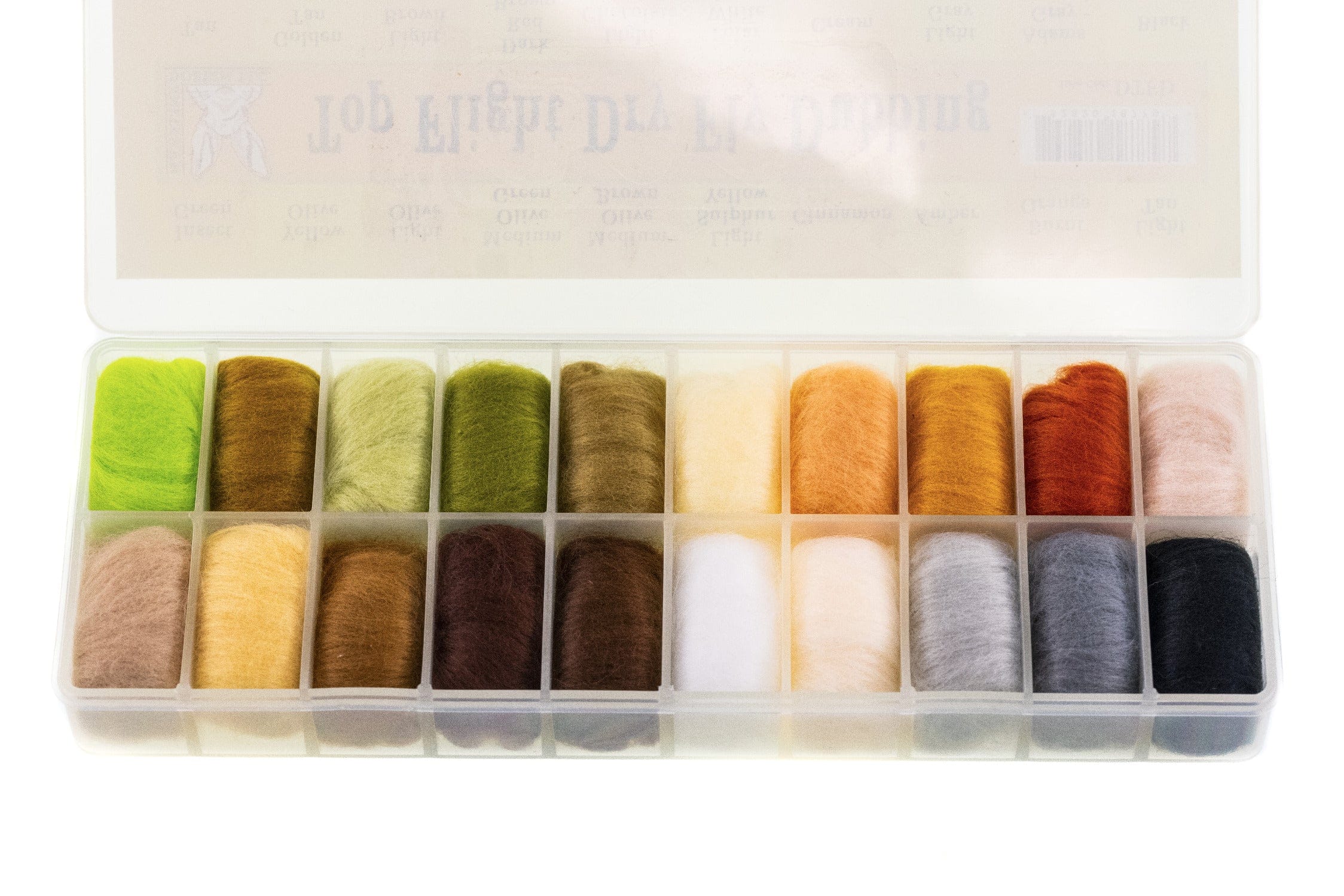 Hareline Top Flight Dry Fly Dubbing - Multi Color Assortment w/ Dispenser