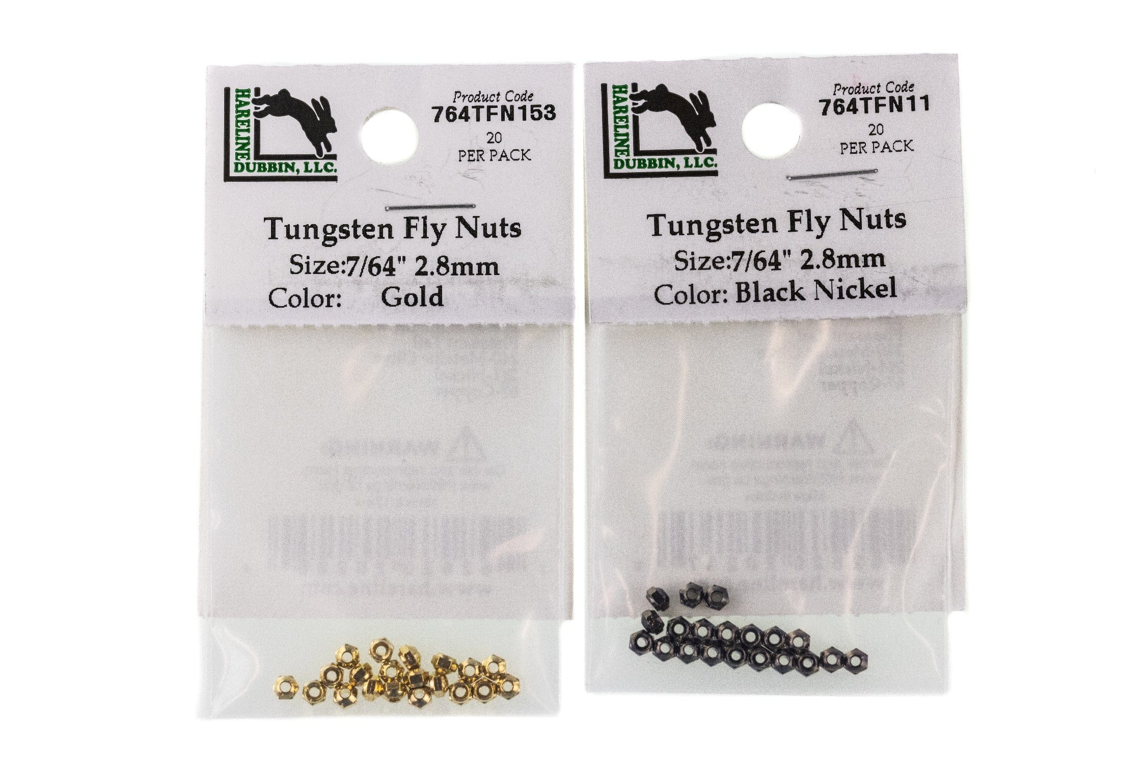 Hareline Tungsten Fly Nuts