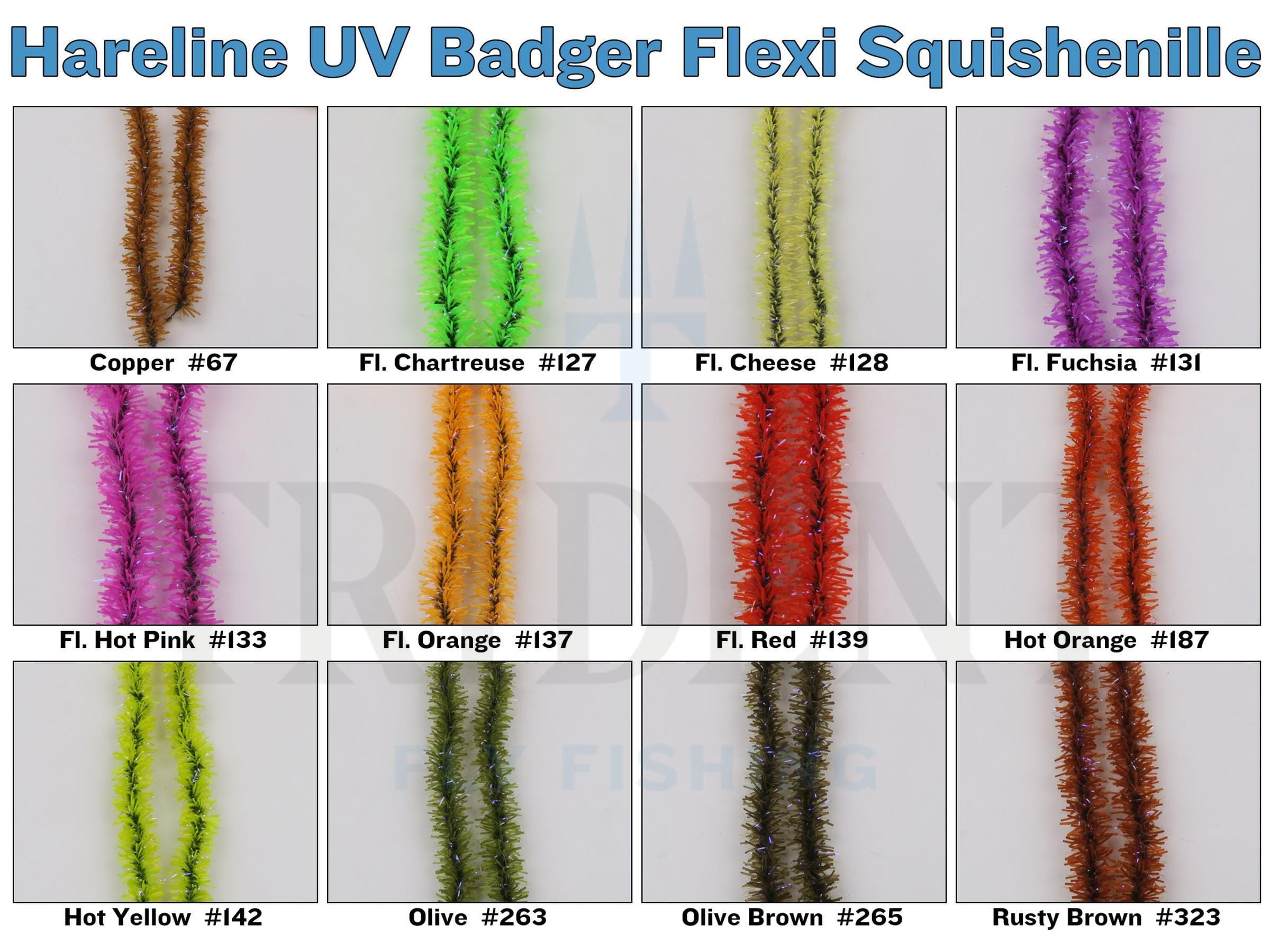 Hareline UV Badger Flexi Squishenille
