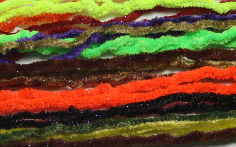 Hareline Wooly Bugger Tinsel Core UV Rayon Chenille