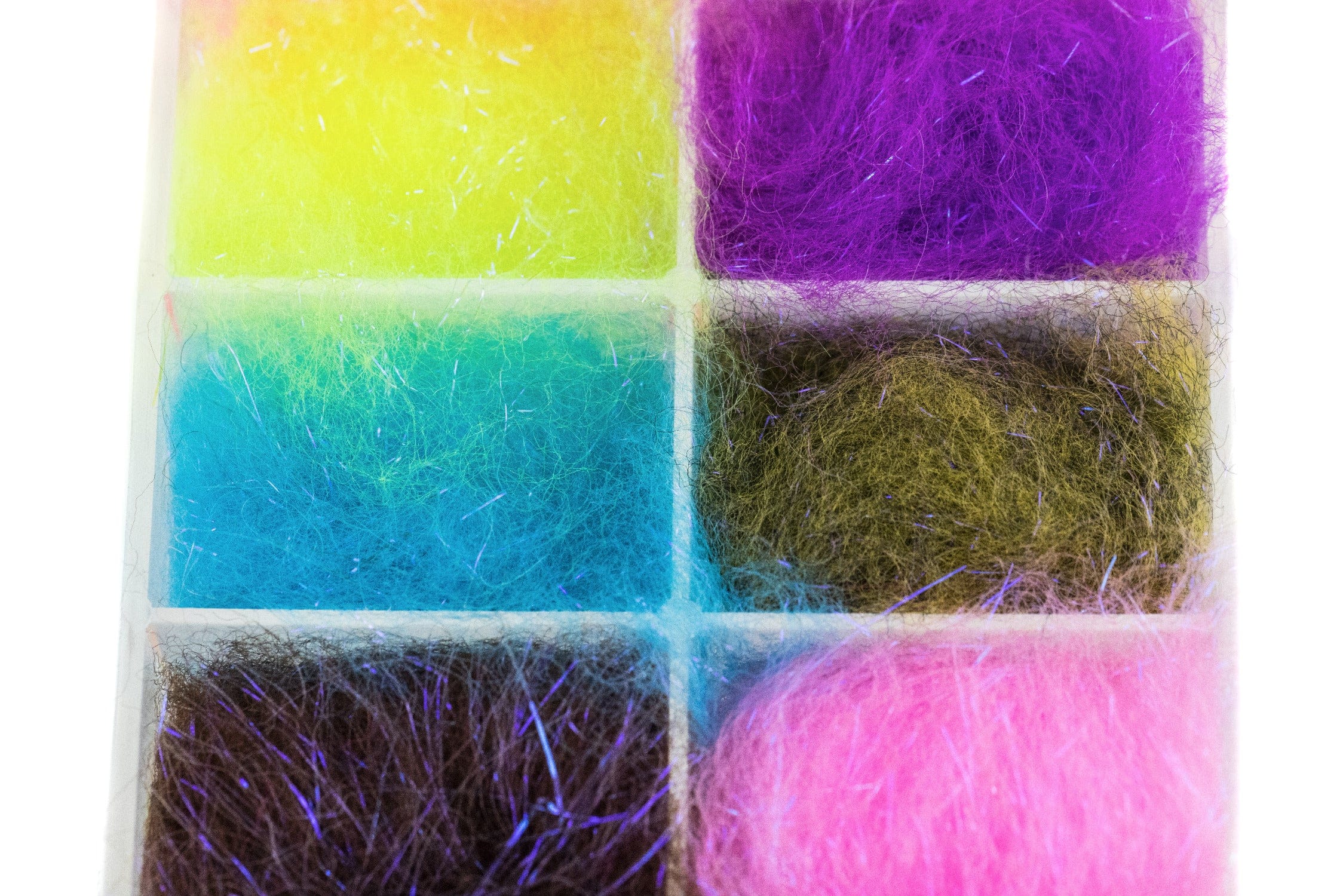 Senyo's Laser Yarn Dubbing - Multi Color Assortment w/ Dispenser I