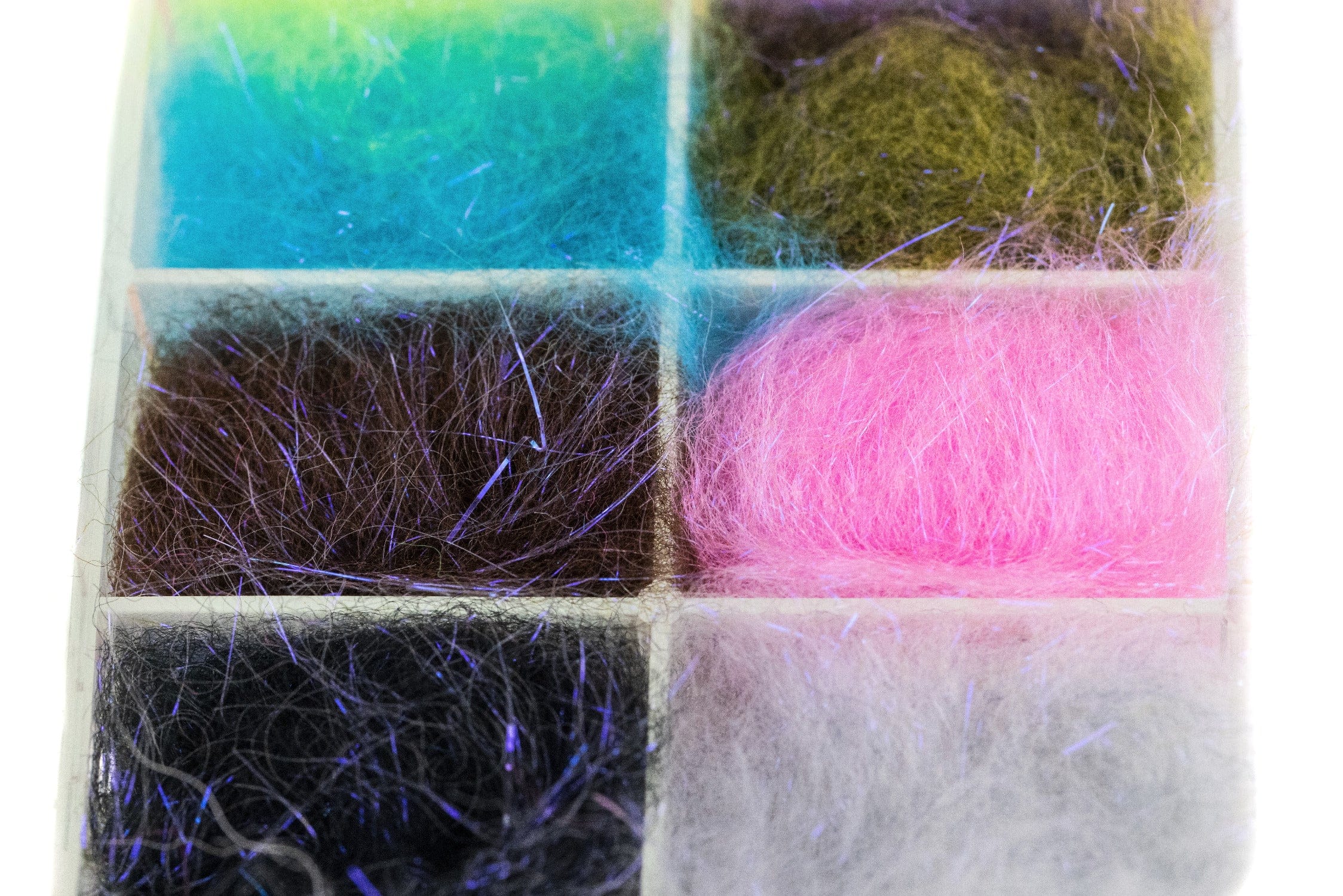 Senyo's Laser Yarn Dubbing - Multi Color Assortment w/ Dispenser I