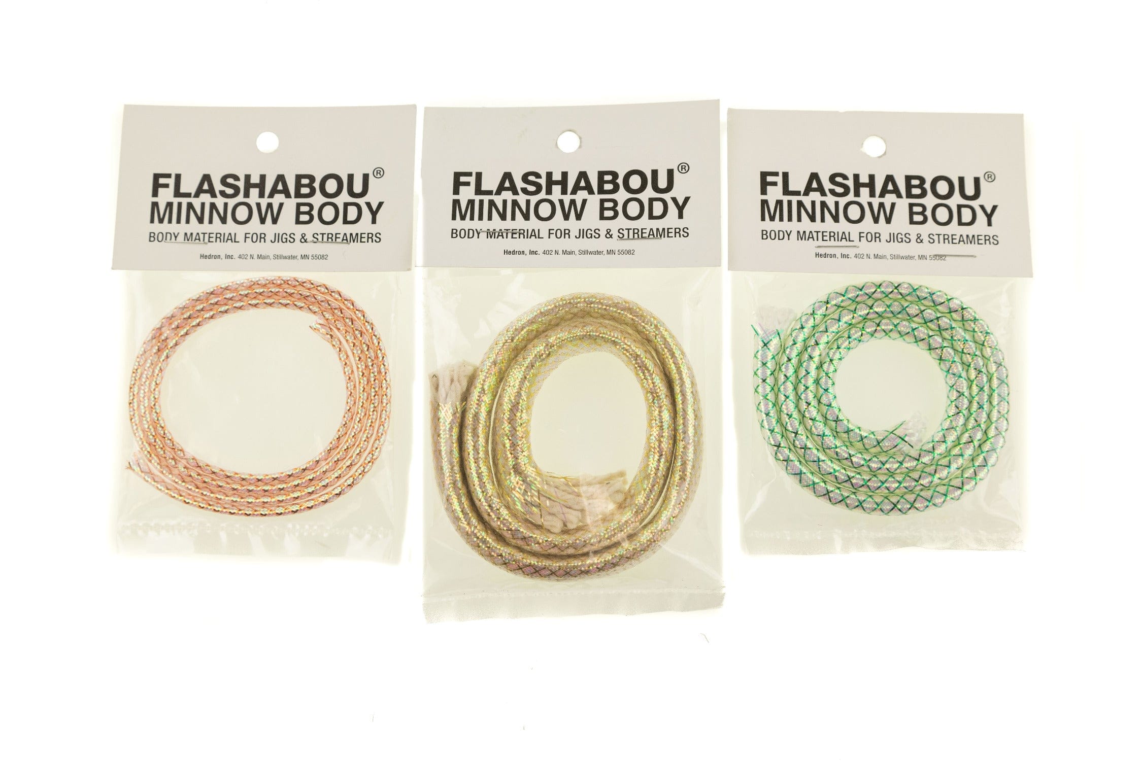 Hedron Flashabou Minnow Body Tubing