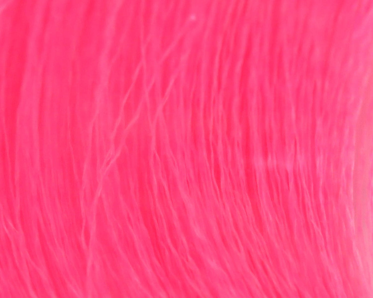 Hedron glow-in-the-dark Flashabou hot pink shimmering synthetic strands for fly tying