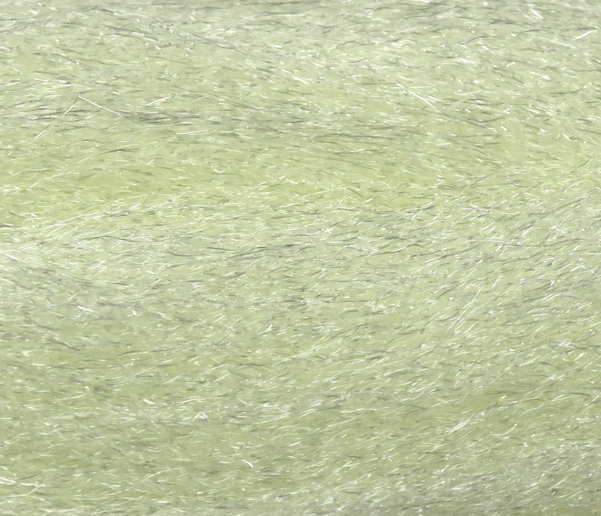 Pale chartreuse Hedron Neer synthetic hair with fine translucent, wispy fibers for fly tying